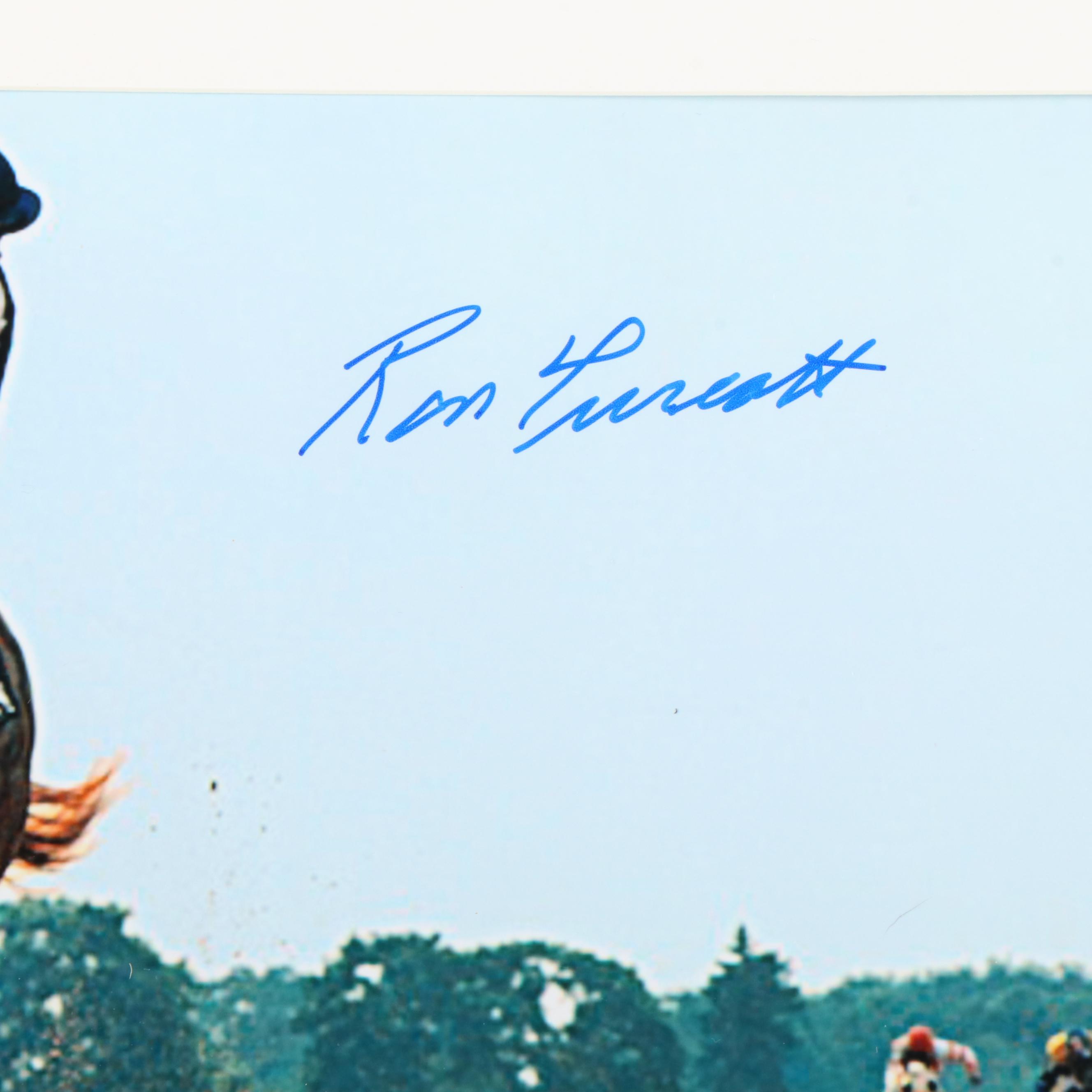 Ron Turcotte Signed Print Featuring Secretariat, JSA