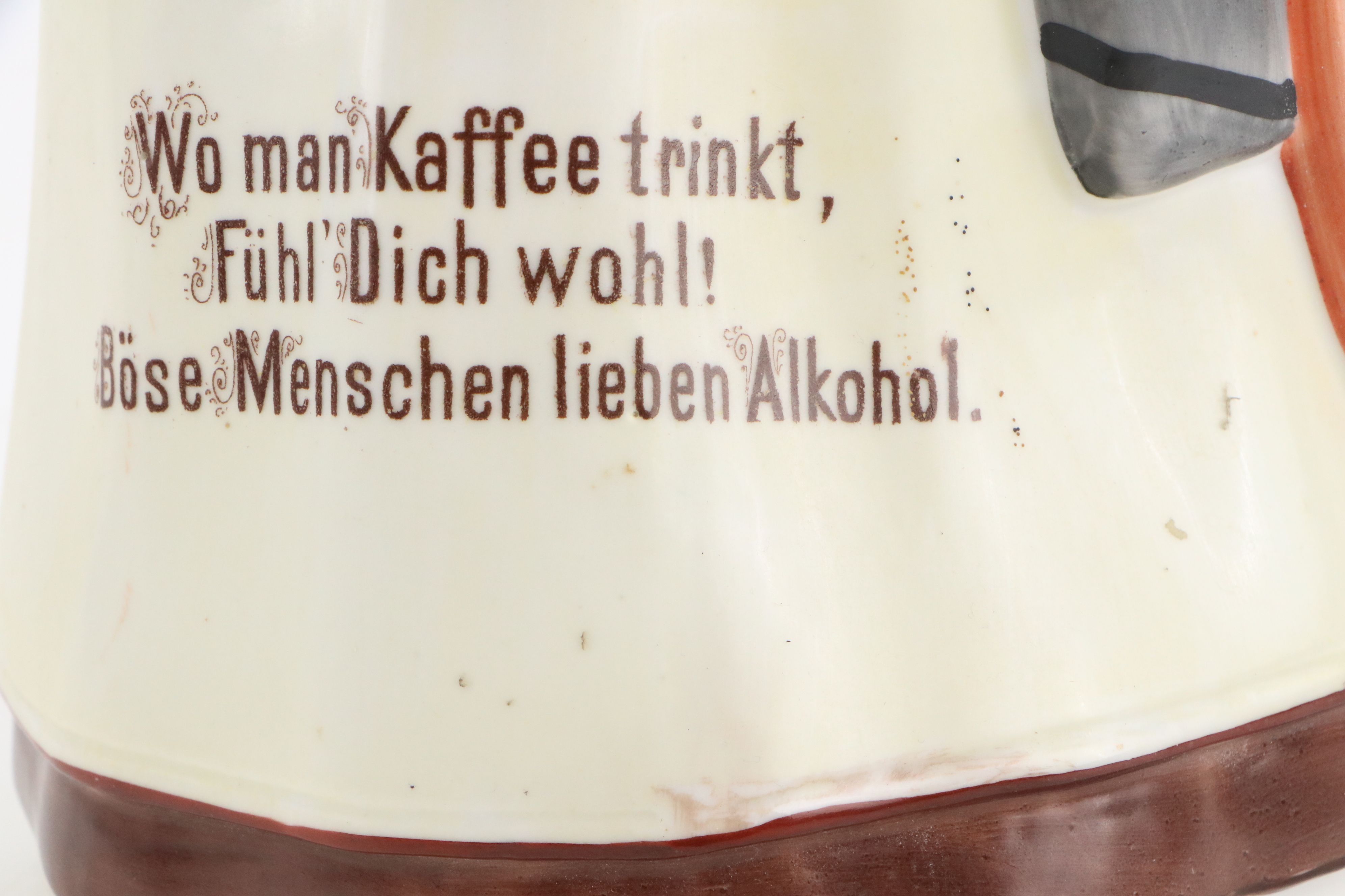 German Porcelain Coffee Pot, Early 20th Century