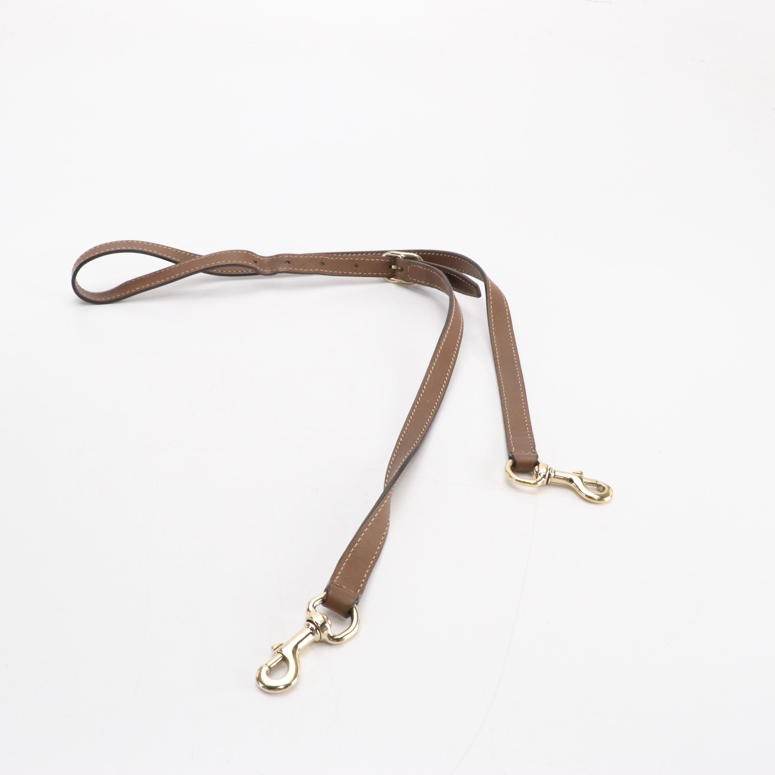 Gucci Domed Two-Way Satchel in Pink GG Supreme Canvas and Brown Leather Trim