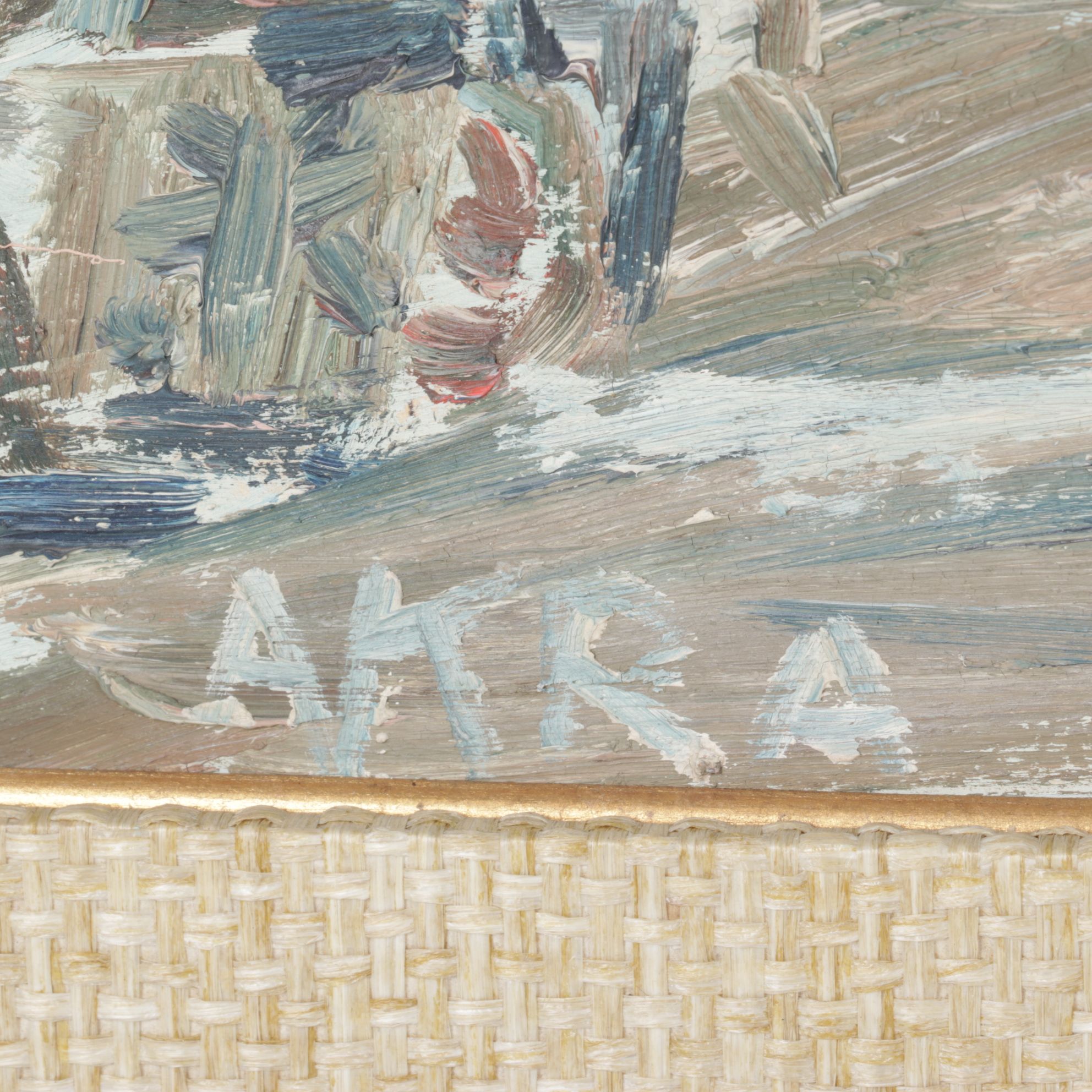 Akira Impressionist Oil Paintings of Urban Communities and Towns, 1965