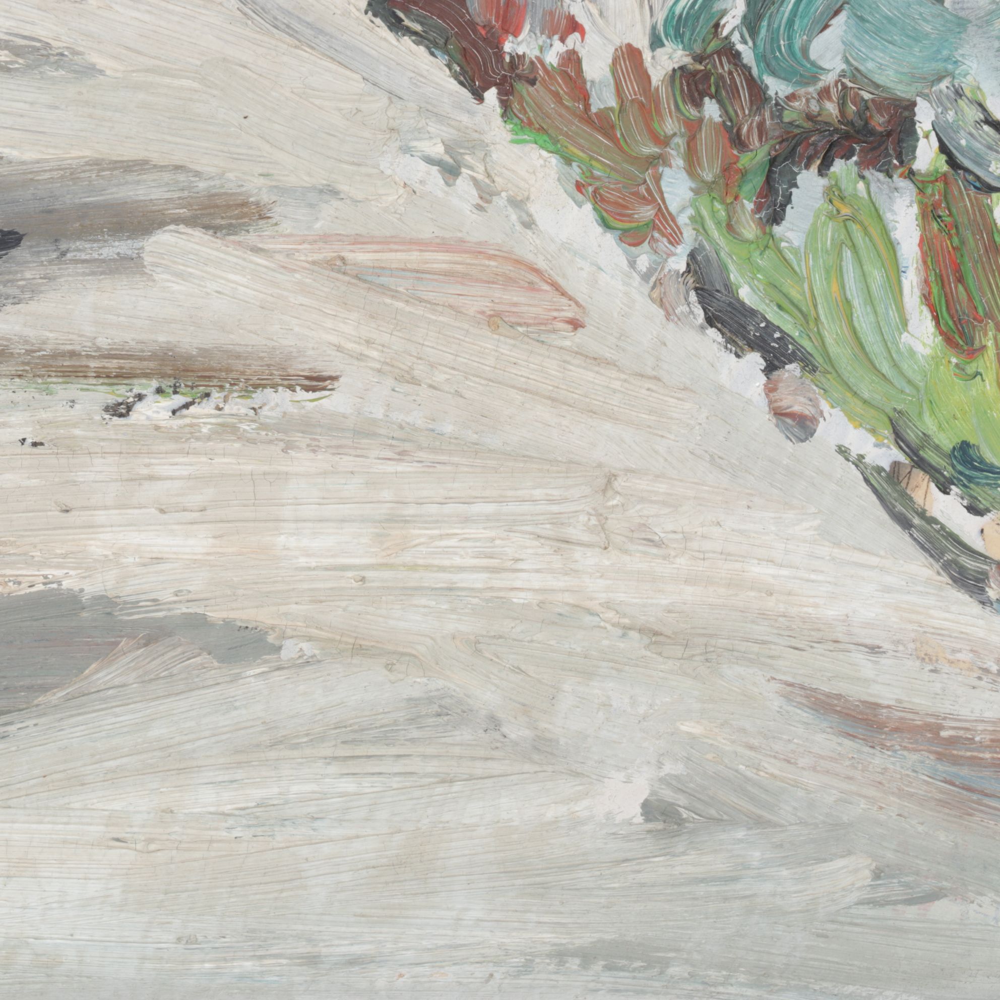 Akira Impressionist Oil Paintings of Urban Communities and Towns, 1965