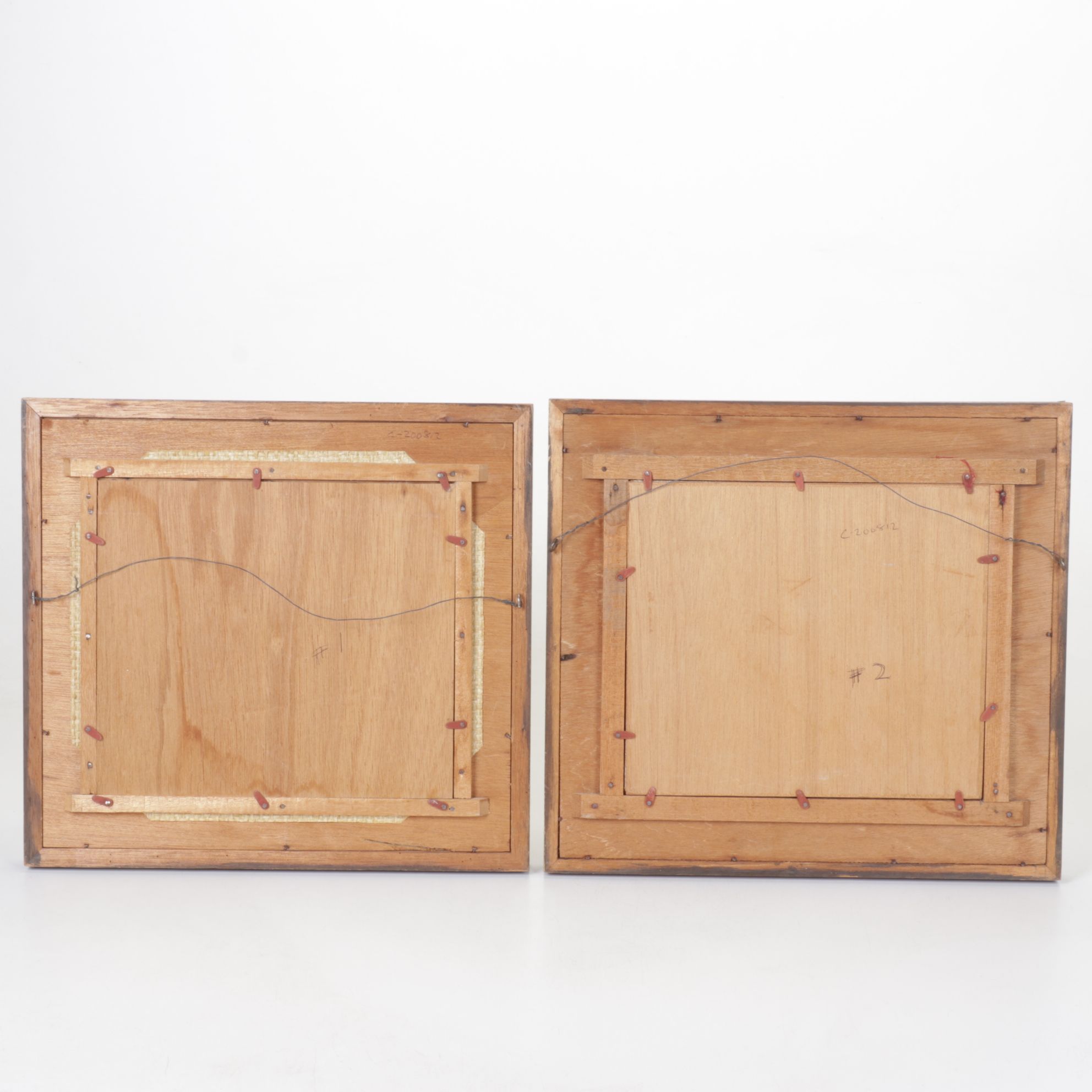 Akira Impressionist Oil Paintings of Urban Communities and Towns, 1965