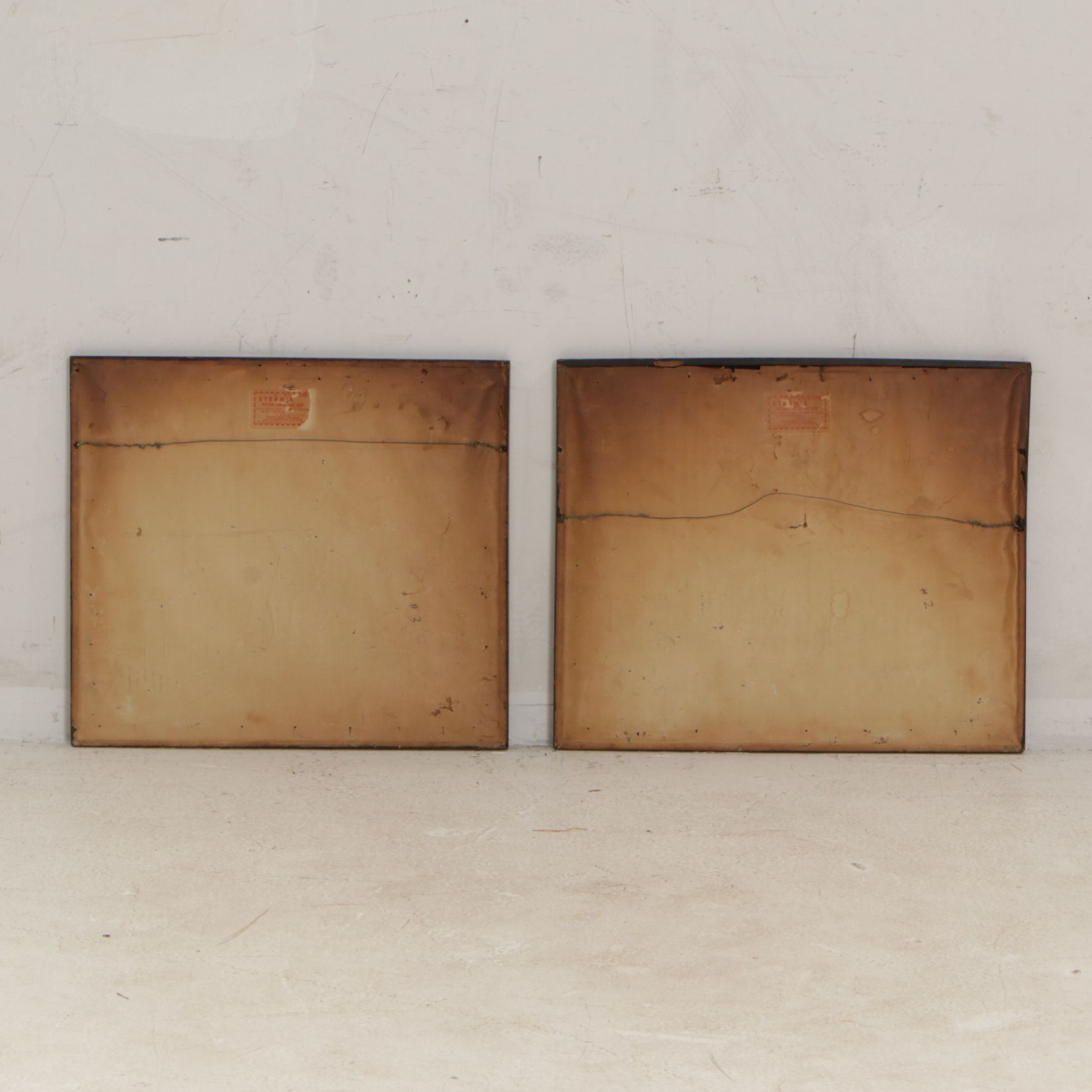 Lucie Sayler Two-Tone Woodcut Prints of Austrian Cities & Landmarks, 1920