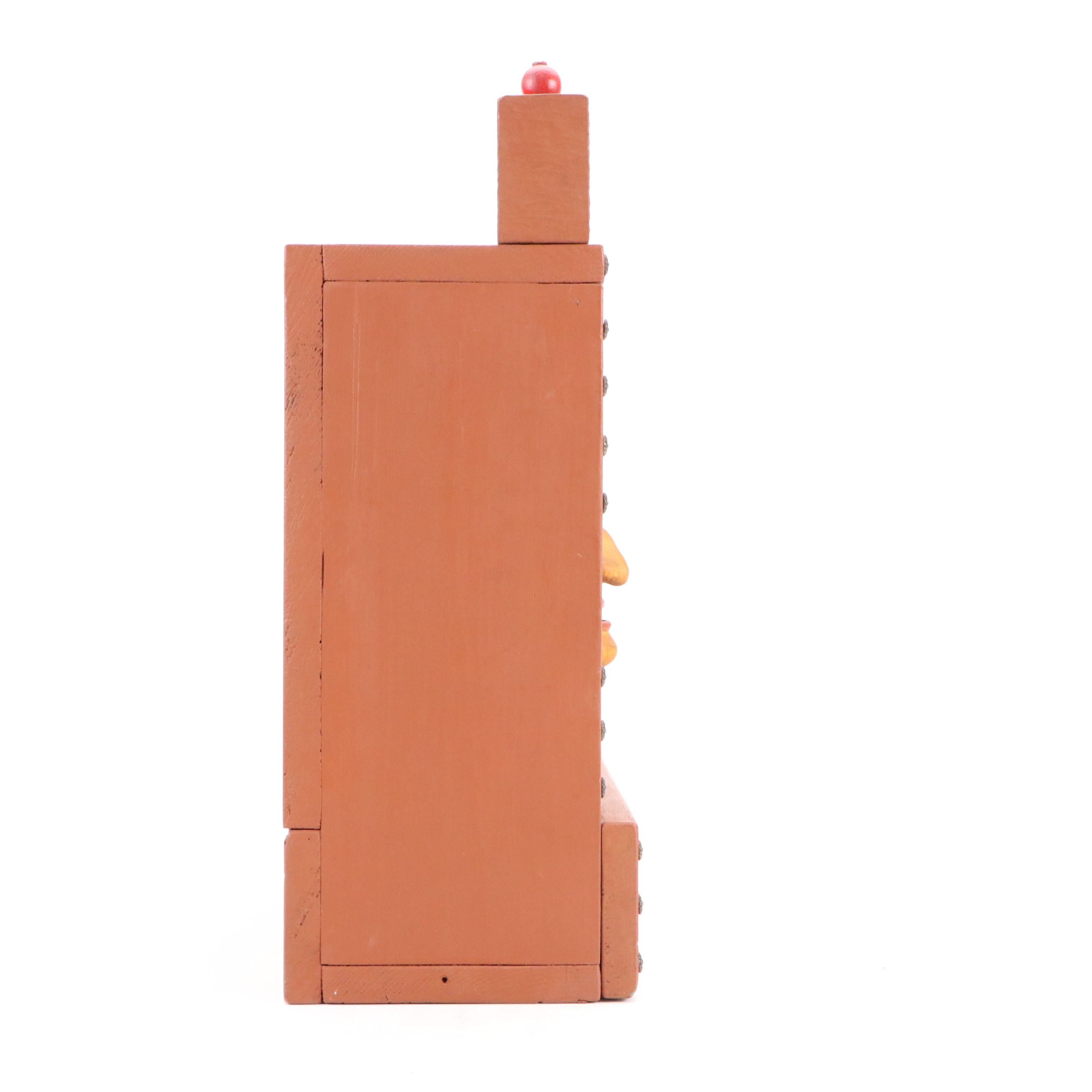 Art Brasmussen Ltd. Punch Puppet Figurehead in Shadow Box