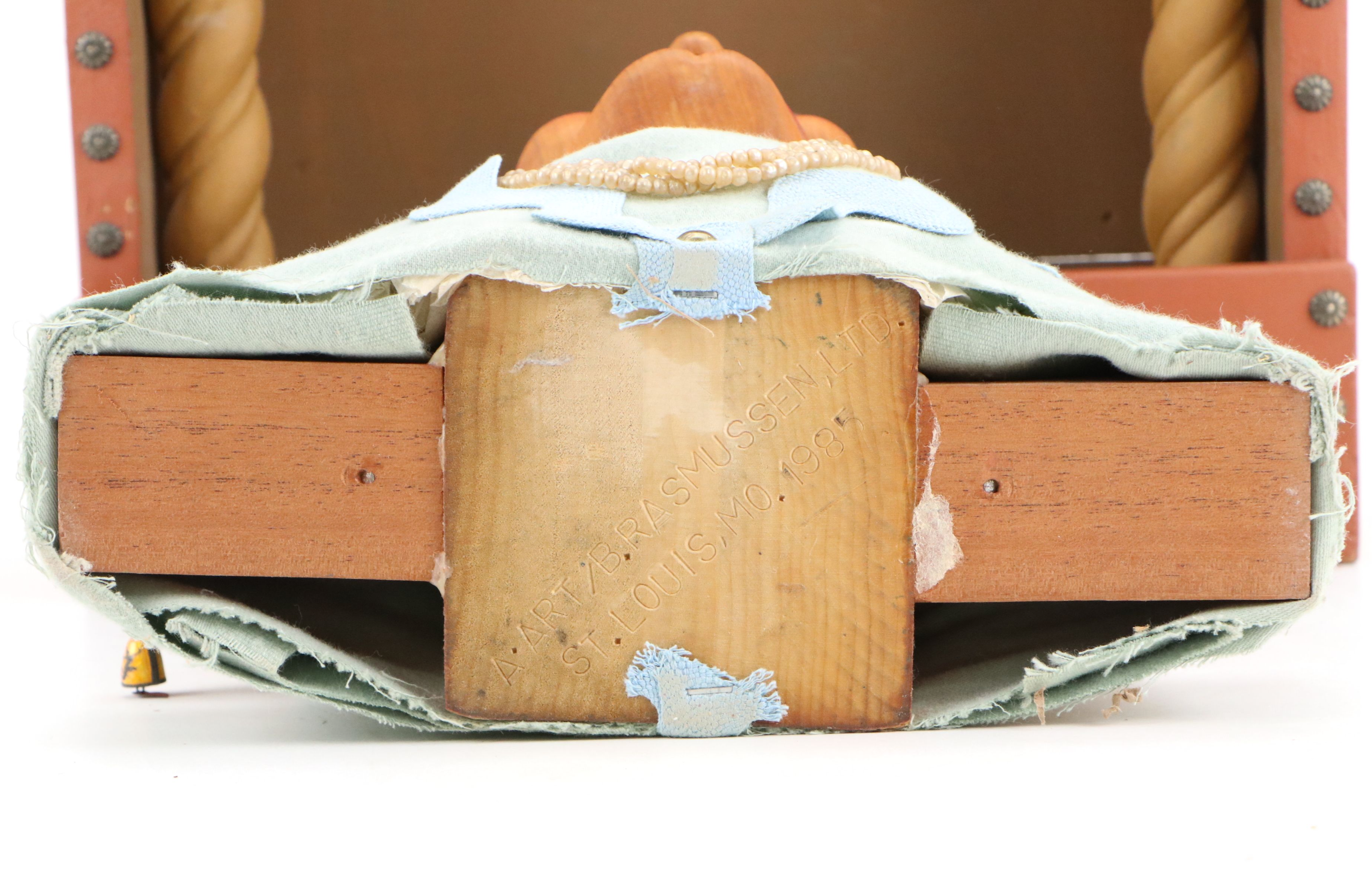 Art Brasmussen Ltd. Punch Puppet Figurehead in Shadow Box