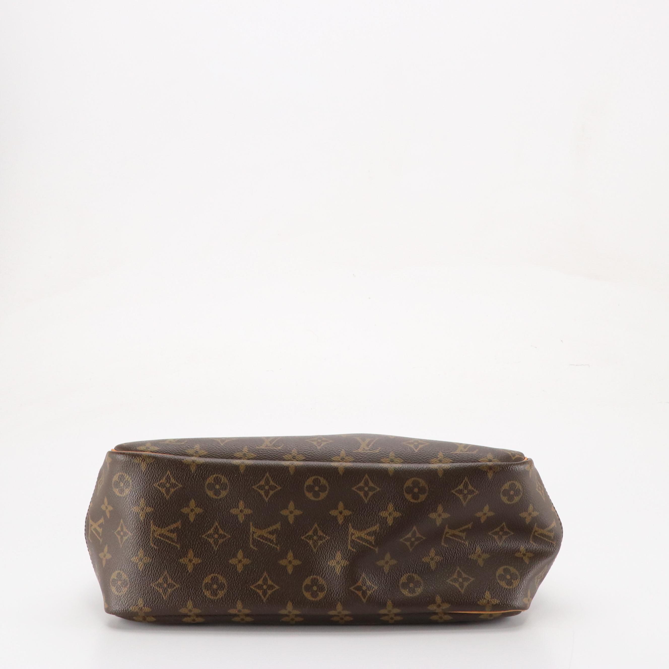 Louis Vuitton Deauville Handbag in Monogram Canvas and Vachetta Leather