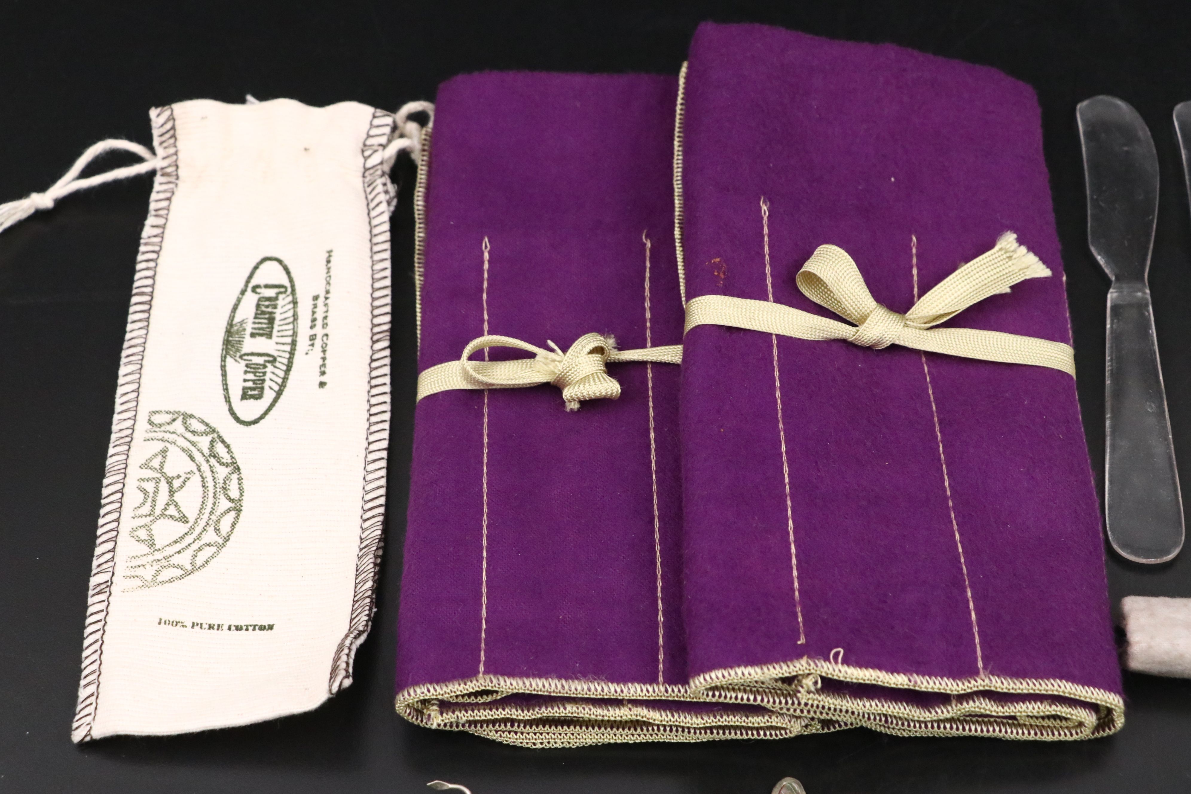 Inlaid Abalone Metal Spoons with Other MOP, Plastic, and Metal Flatware