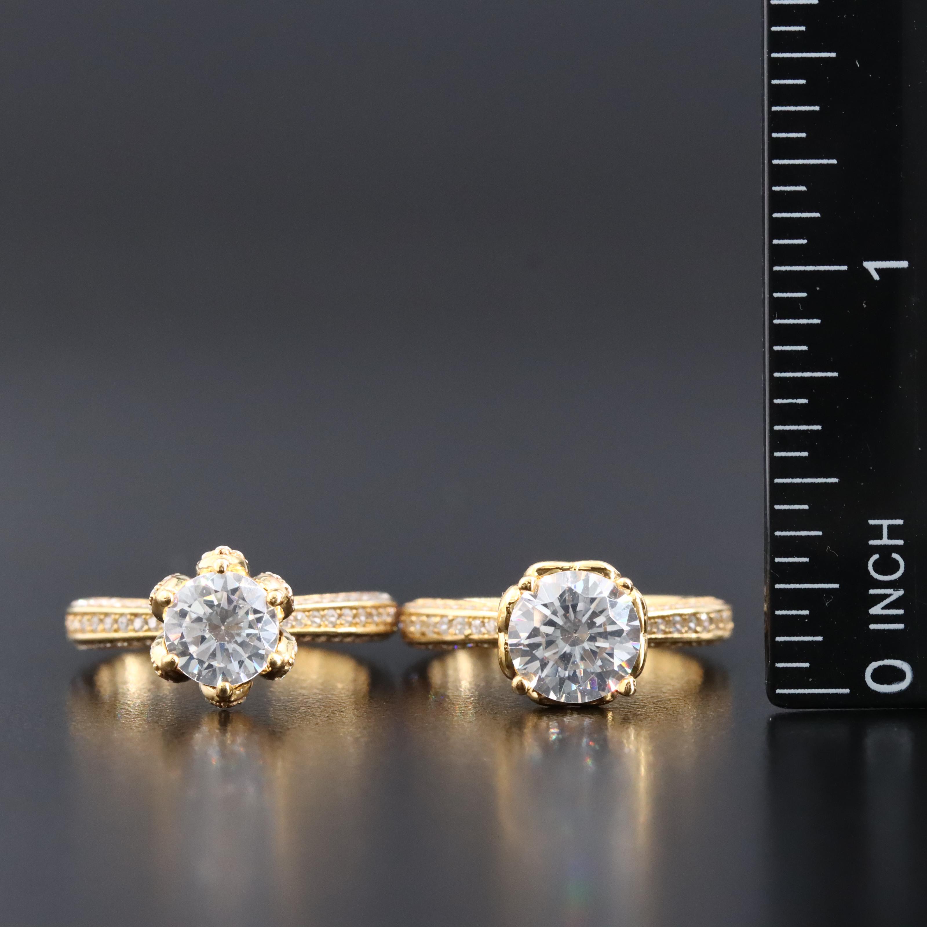 Sterling CZ Rings
