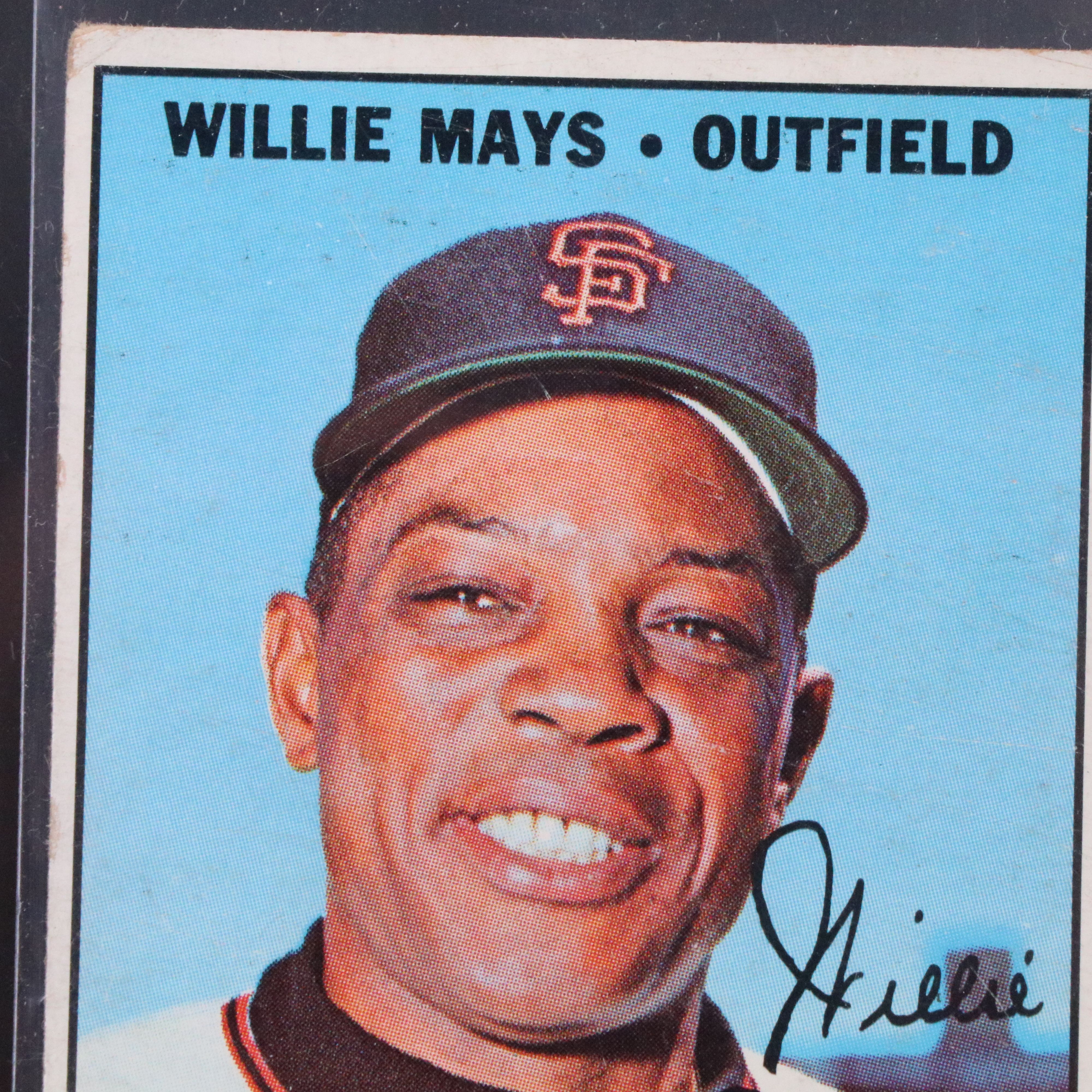 1967 Topps Willie Mays San Francisco Giants Baseball Card