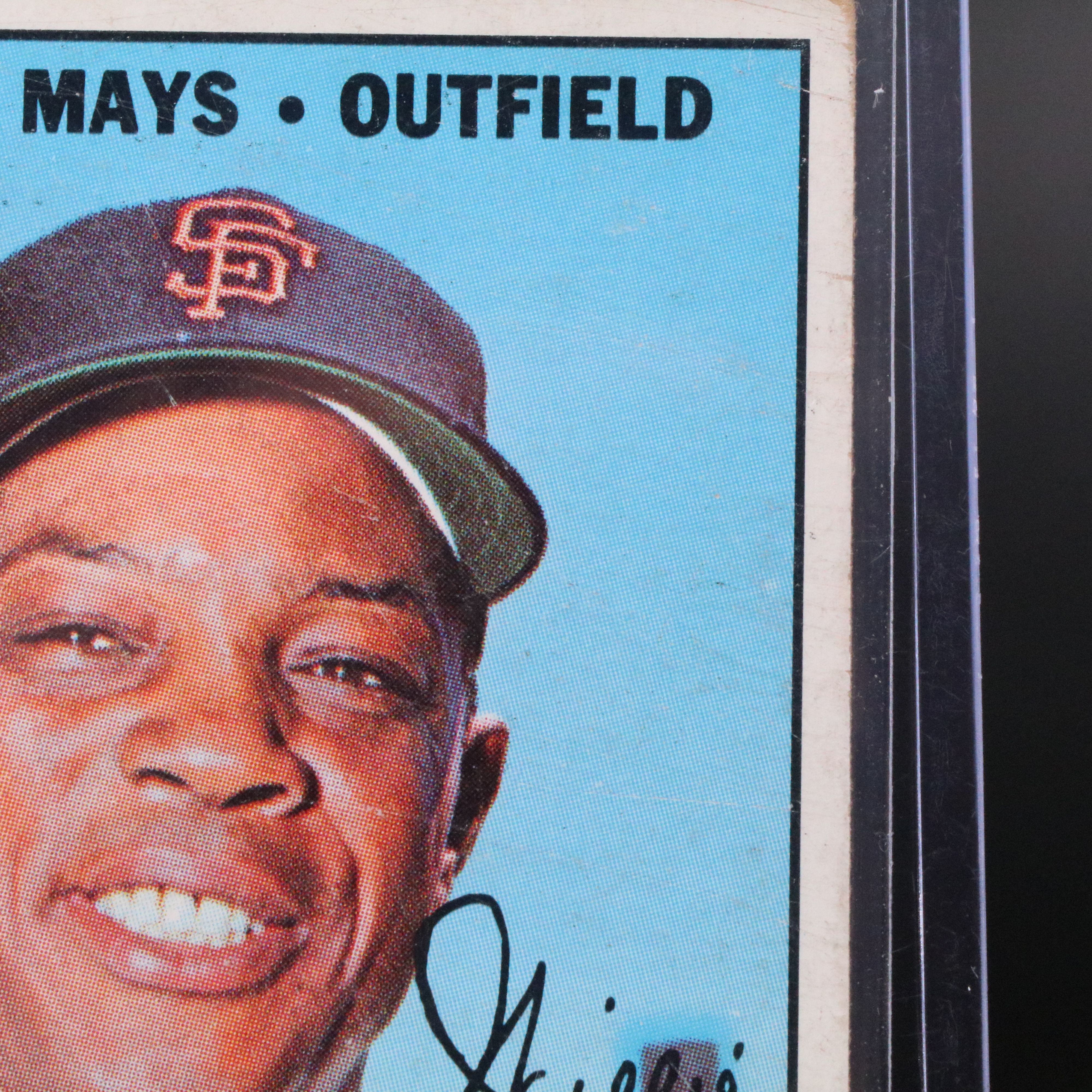 1967 Topps Willie Mays San Francisco Giants Baseball Card