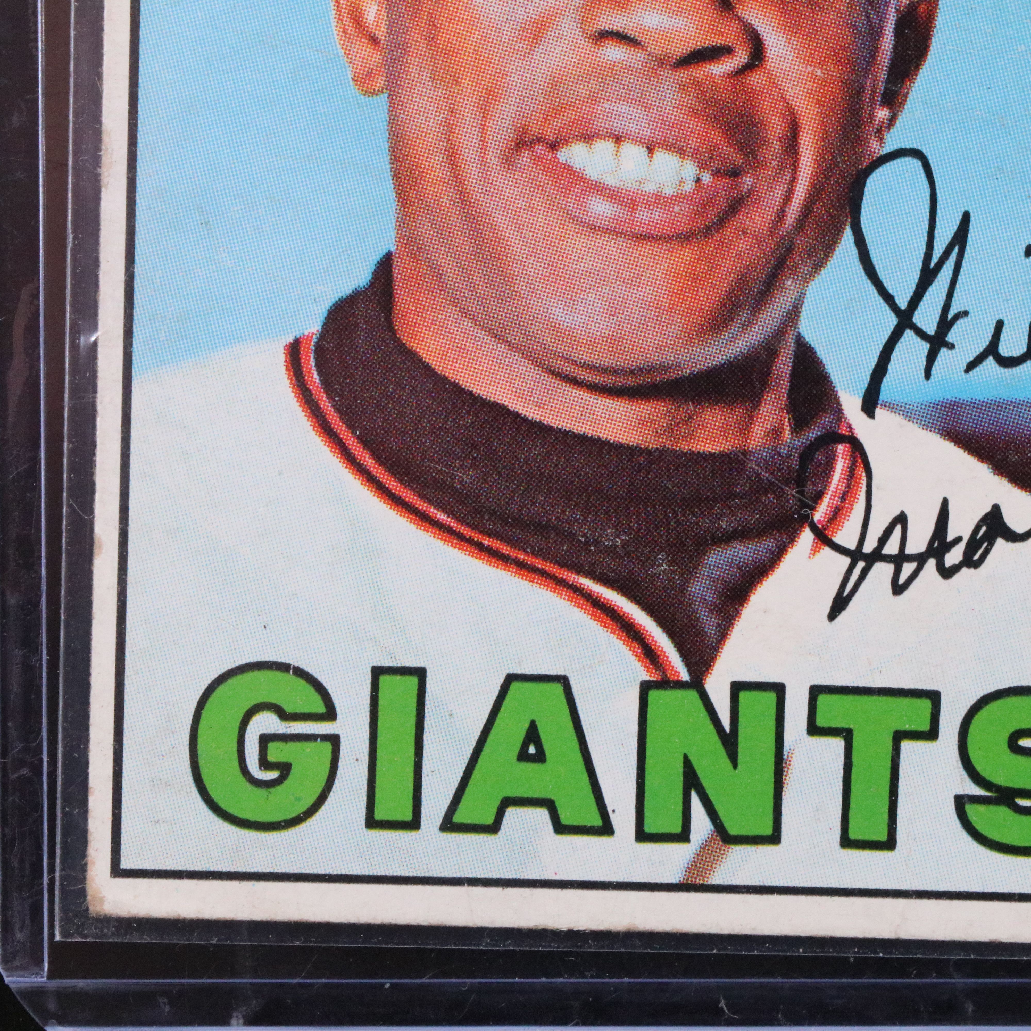 1967 Topps Willie Mays San Francisco Giants Baseball Card