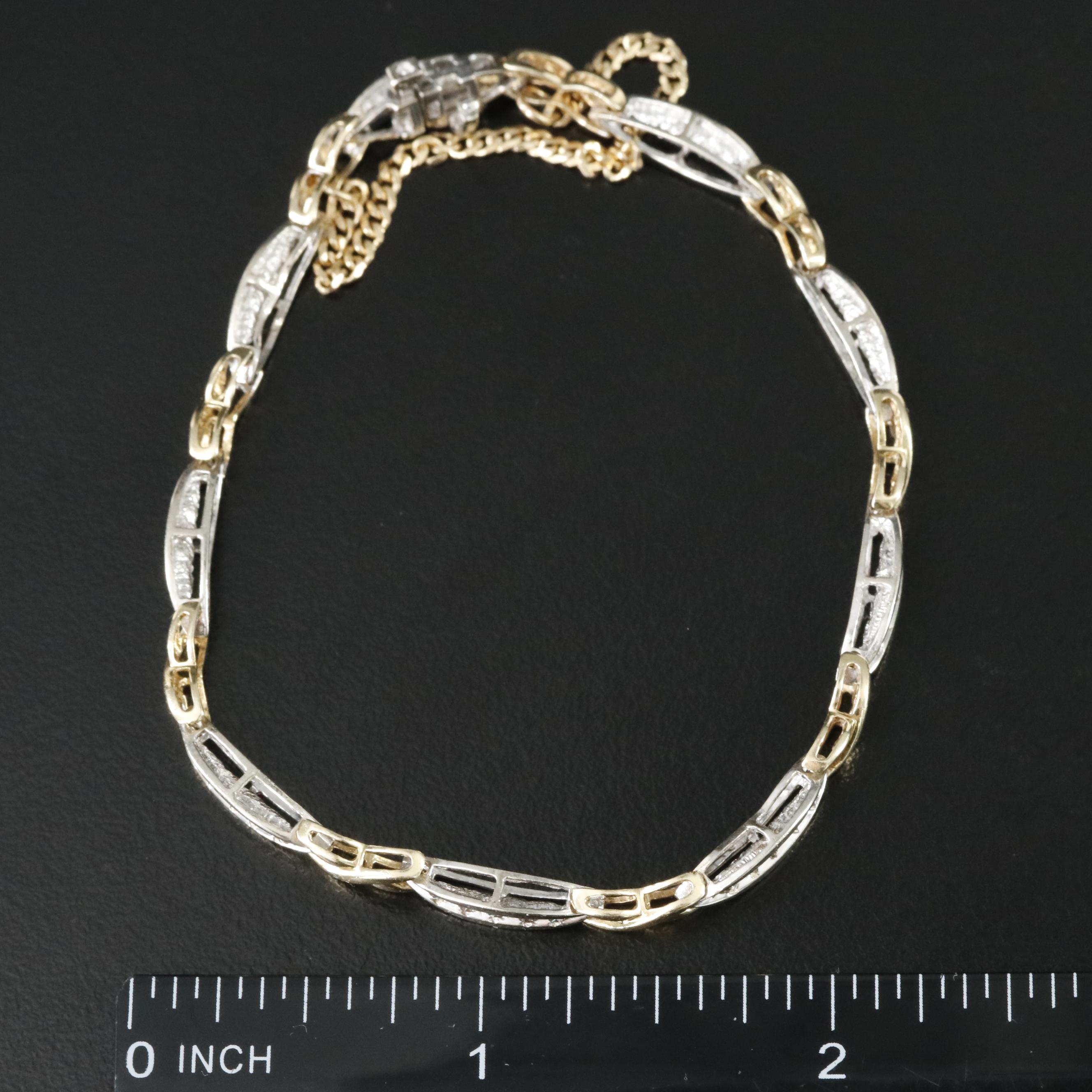 10K 0.88 CTW Diamond Bracelet