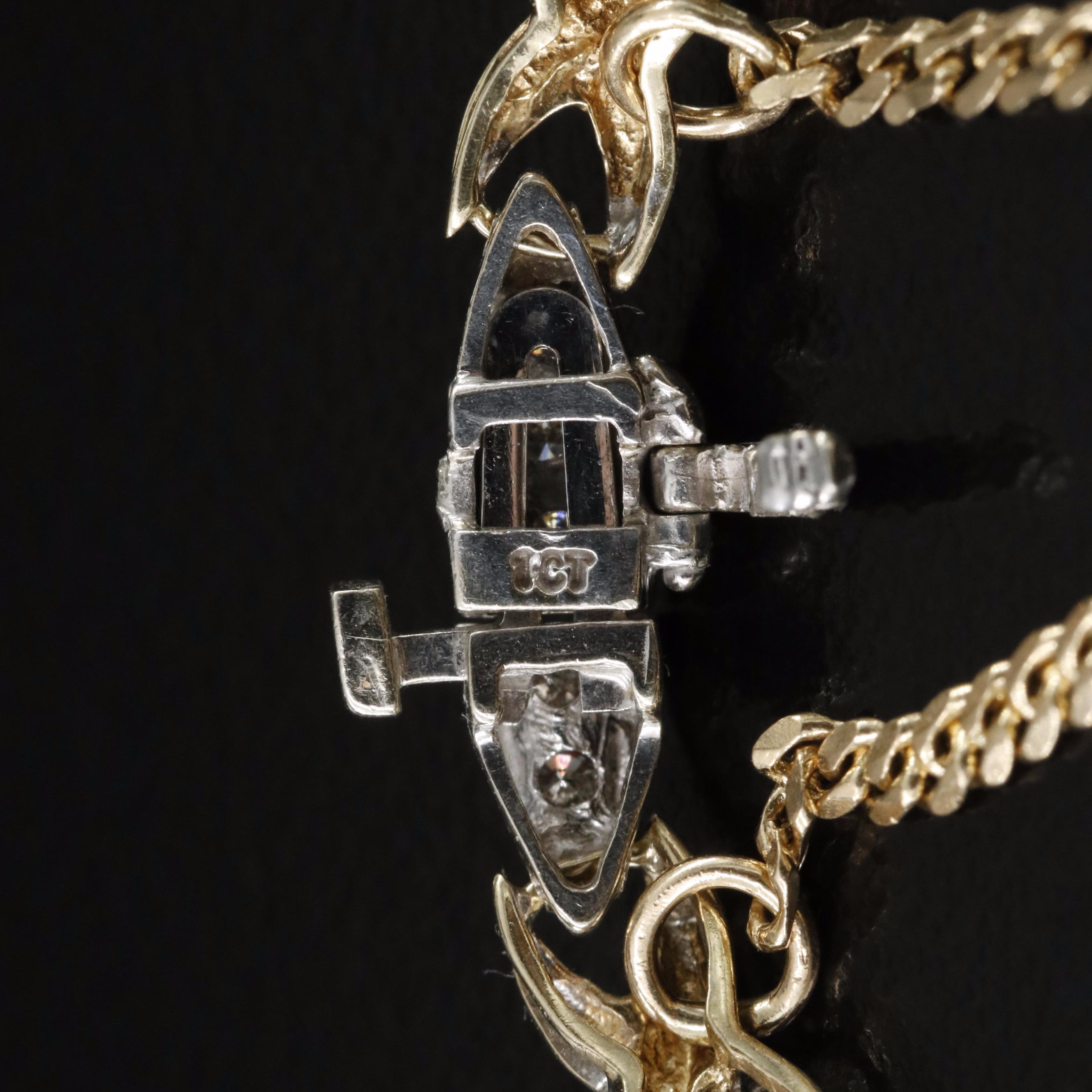 10K 0.88 CTW Diamond Bracelet