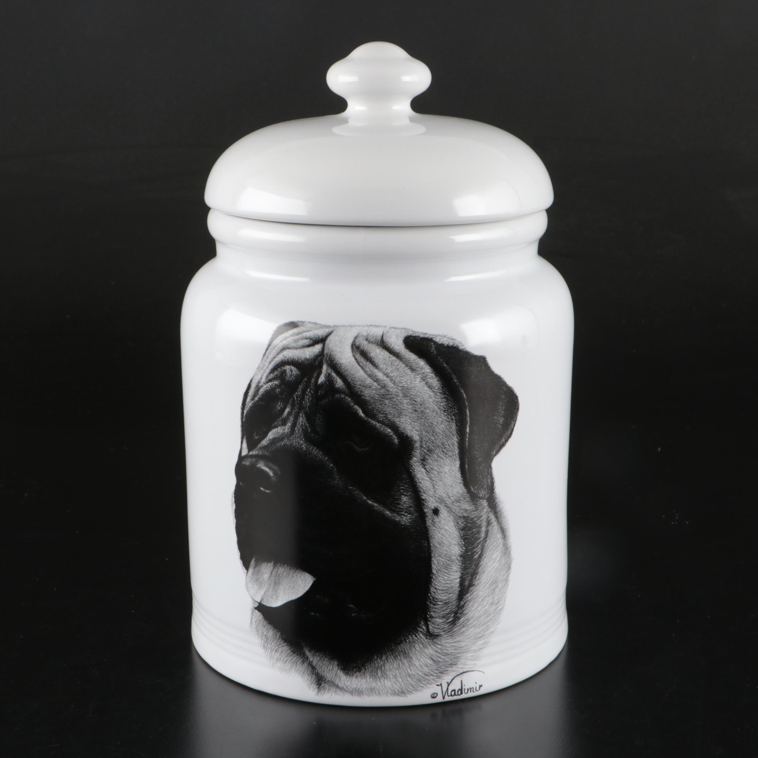 Vladimir N. Tzenov for Porcelain by Rosalinde Cookie Jar