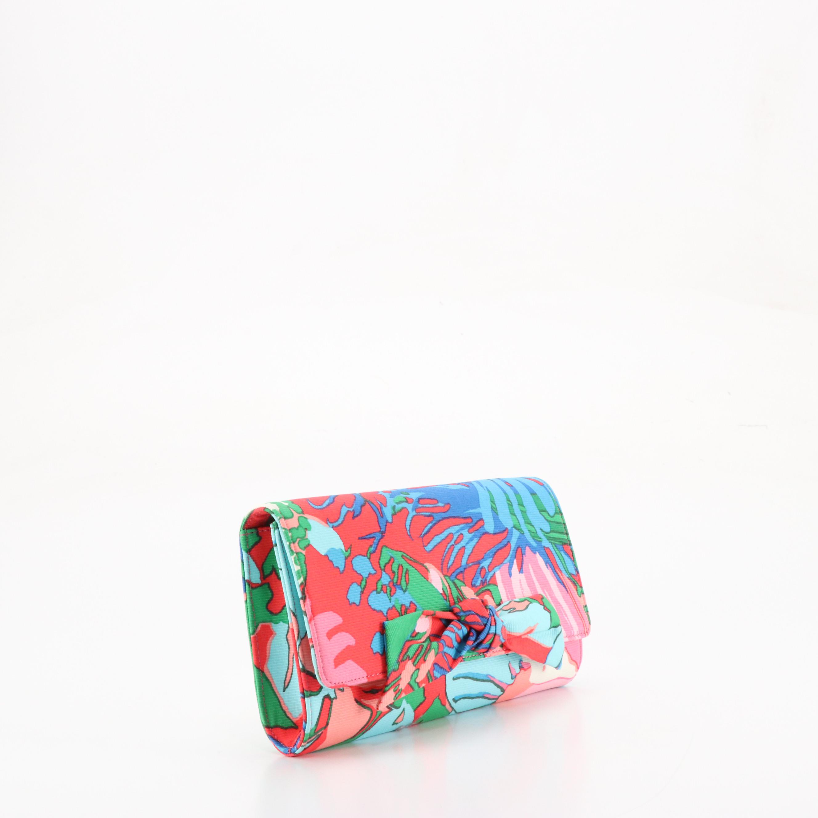 Talbots Foldover Crossbody, Floral Foldover Clutch and Widker Shoulder Bag