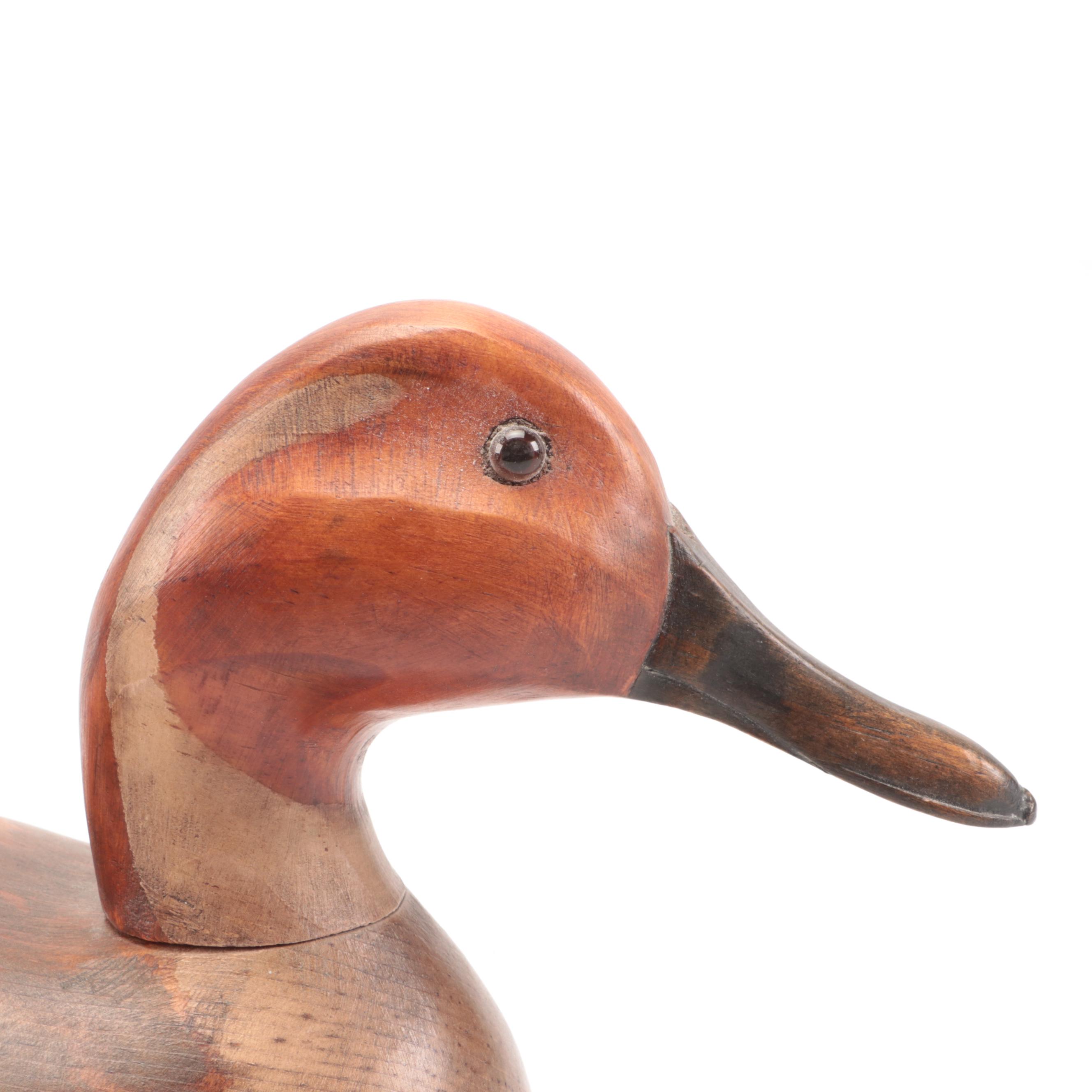 The Wooden Bird Factory Hand-Painted Northern Pintail and Other Duck Decoys