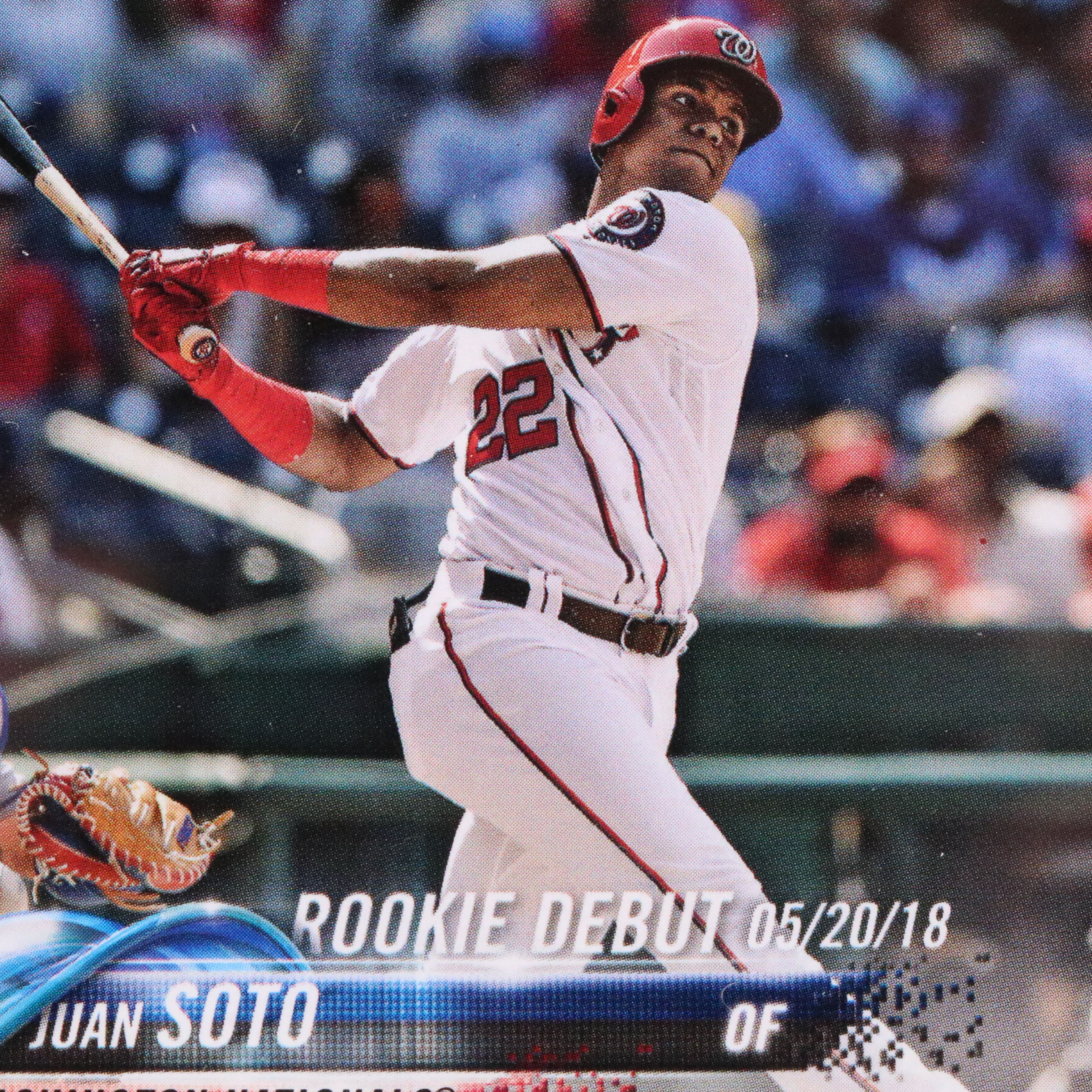 2018 Topps Update Juan Soto Washington Nationals Rookie Card Graded SGC 10