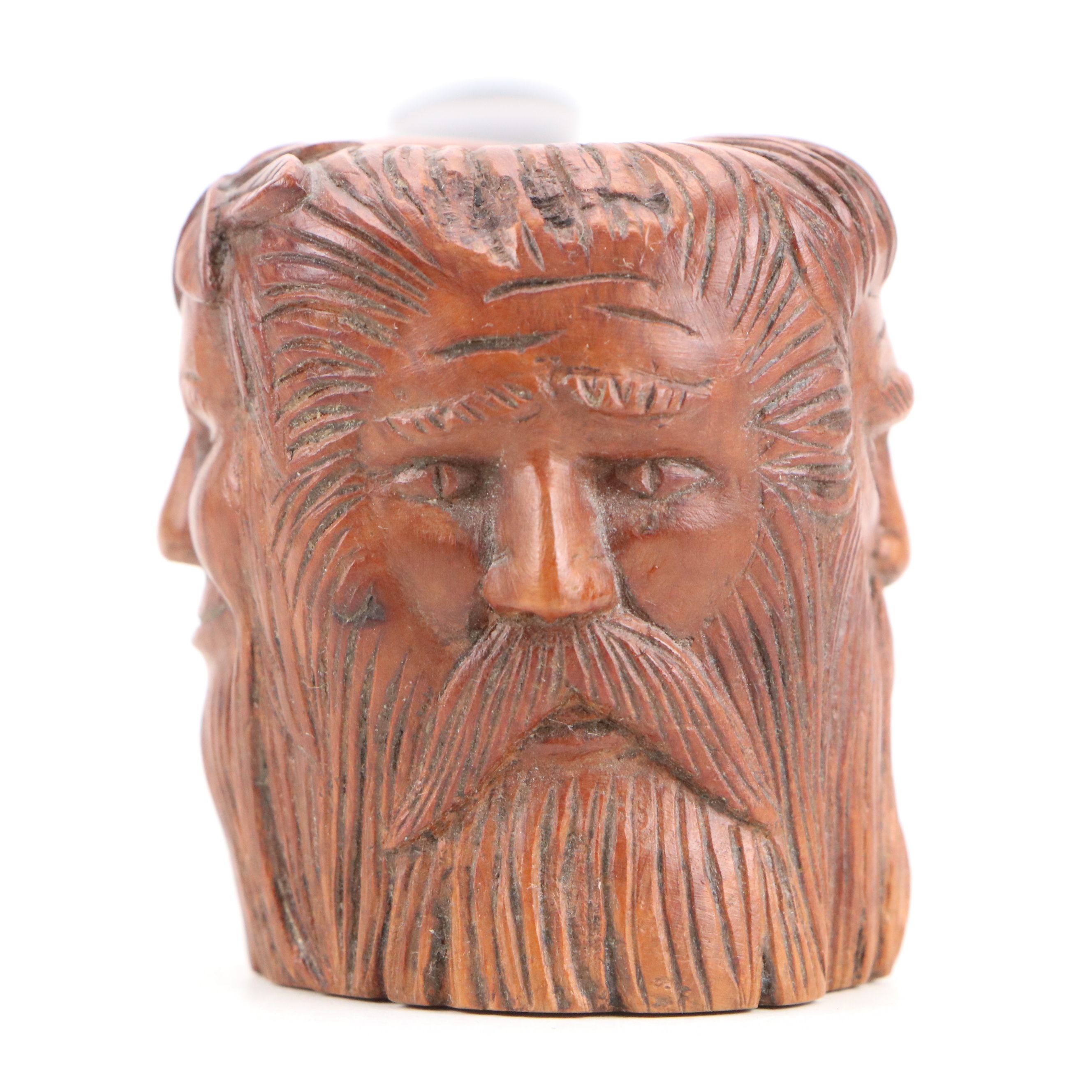 Burl and Briar Wood Tobacco Pipes with Pipe Rest