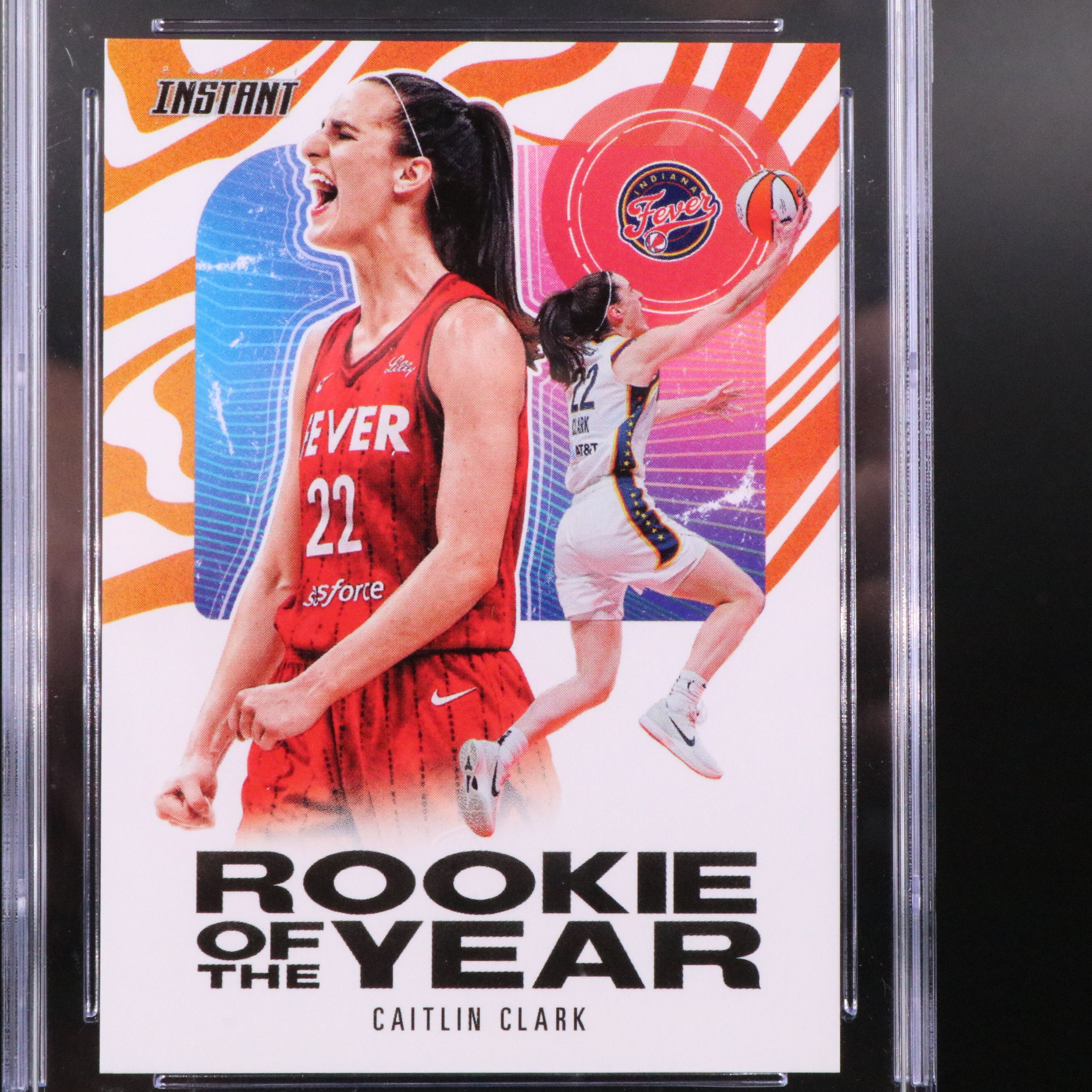 2024-25 Panini Instant Caitlin Clark Rookie of the Year Card Graded CGC 10
