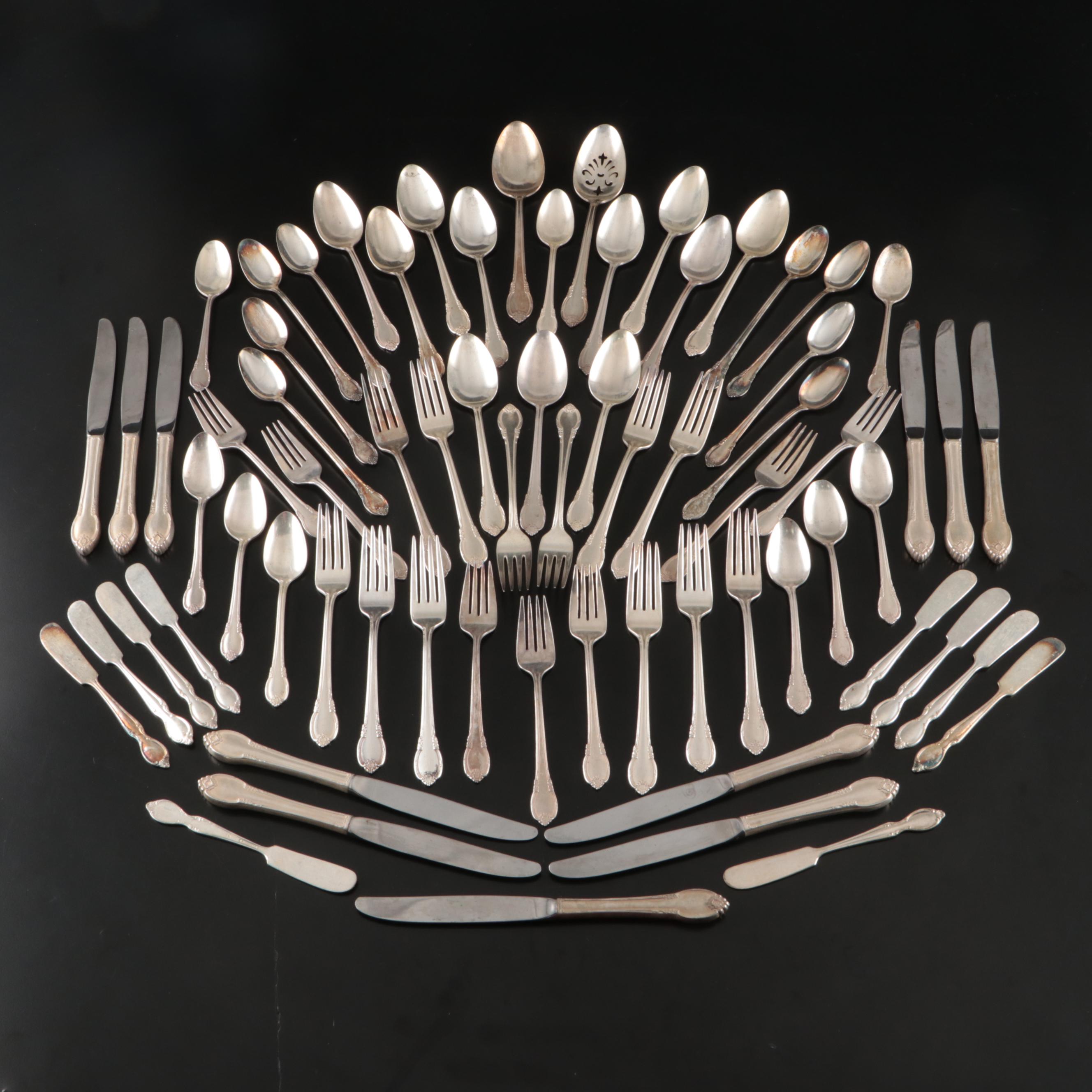 International Silver "Remembrance" Silver Plated Flatware, 1948
