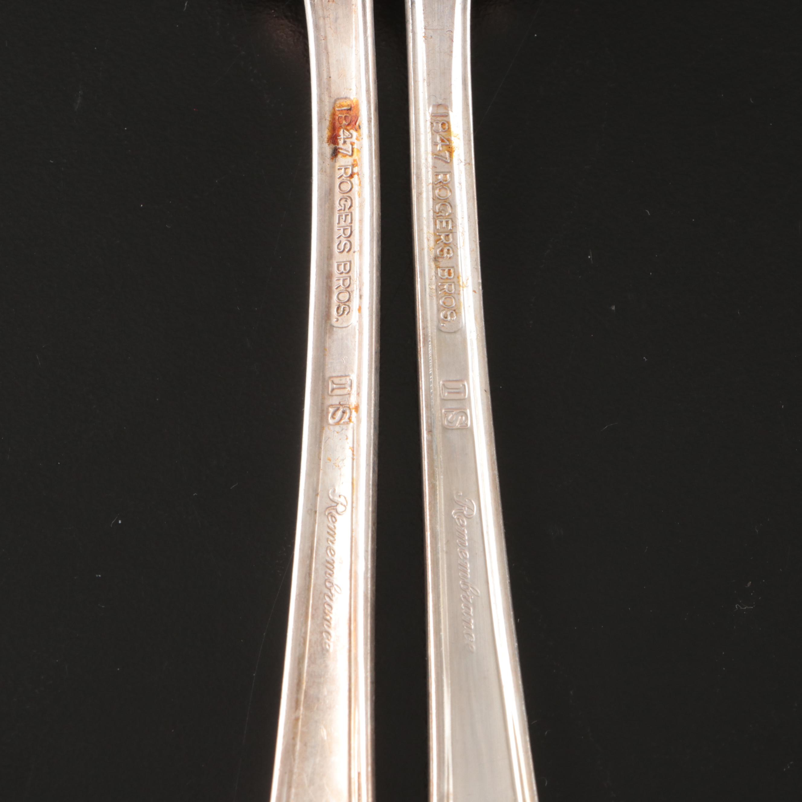 International Silver "Remembrance" Silver Plated Flatware, 1948