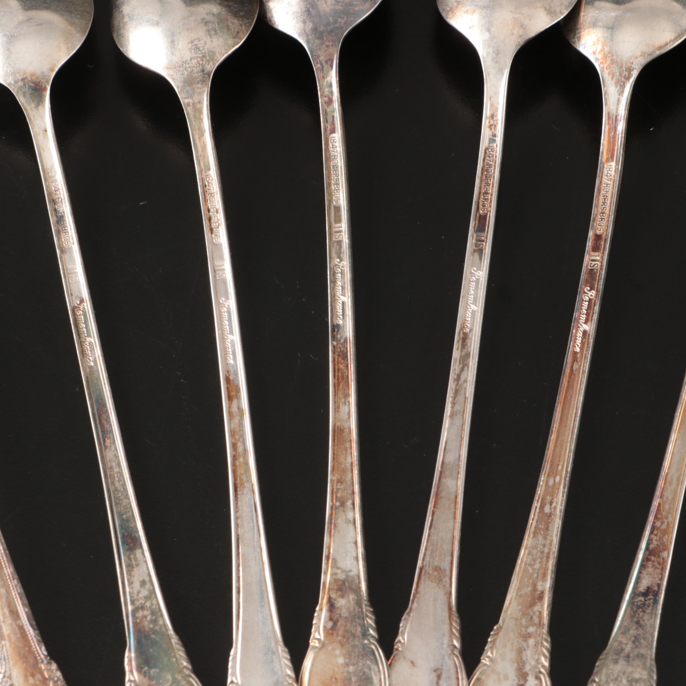 International Silver "Remembrance" Silver Plated Flatware, 1948