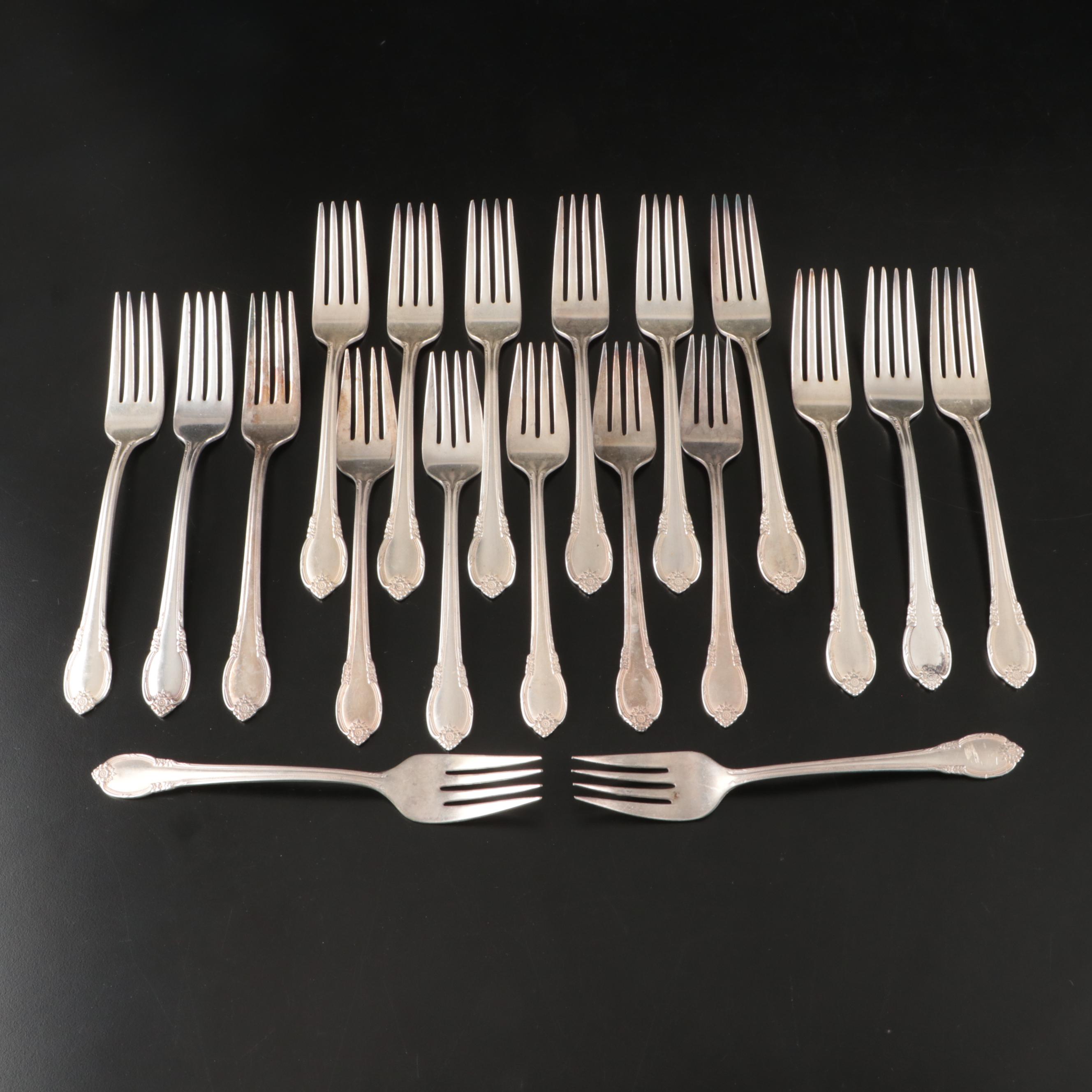 International Silver "Remembrance" Silver Plated Flatware, 1948