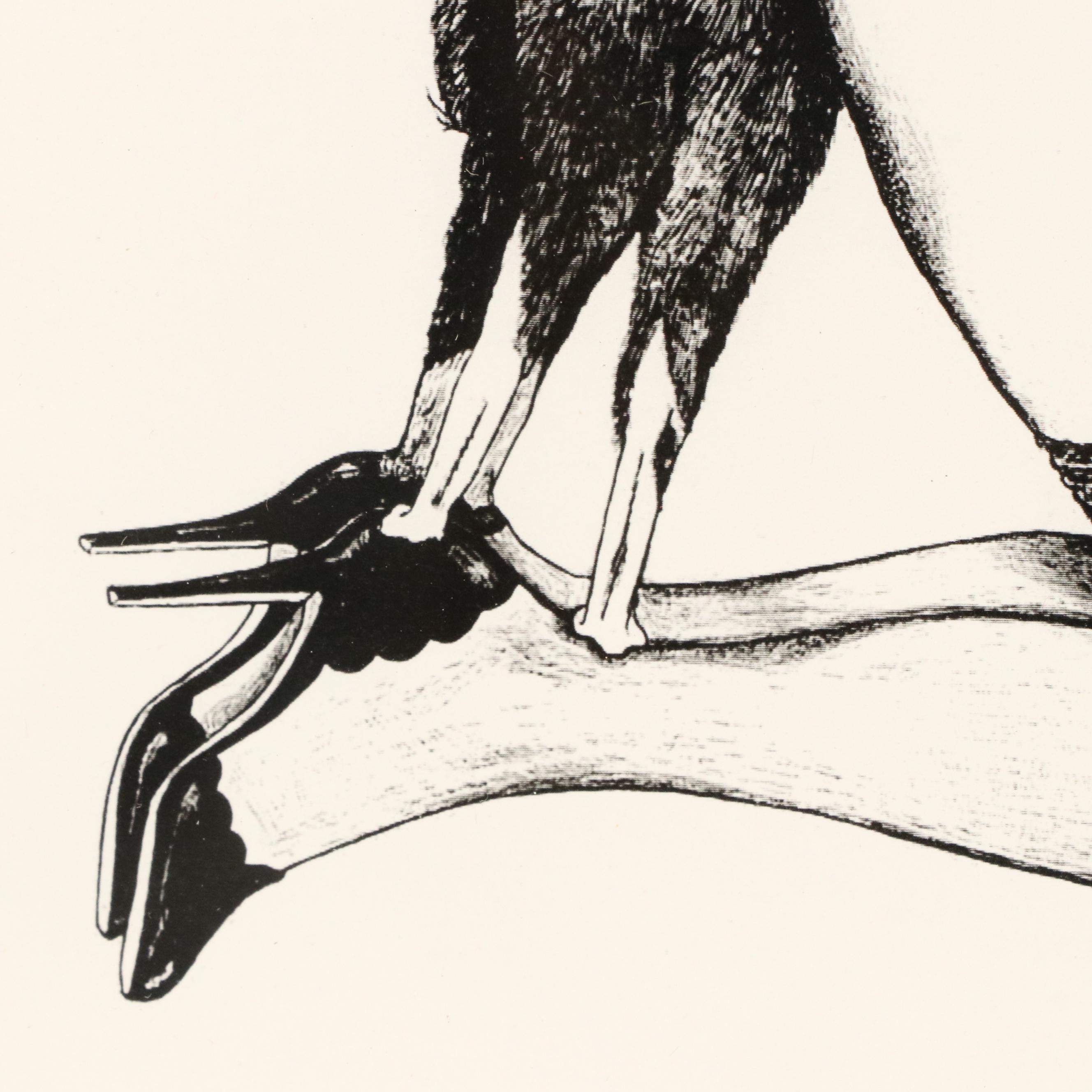 Digital Prints of Women with Cats, 2000