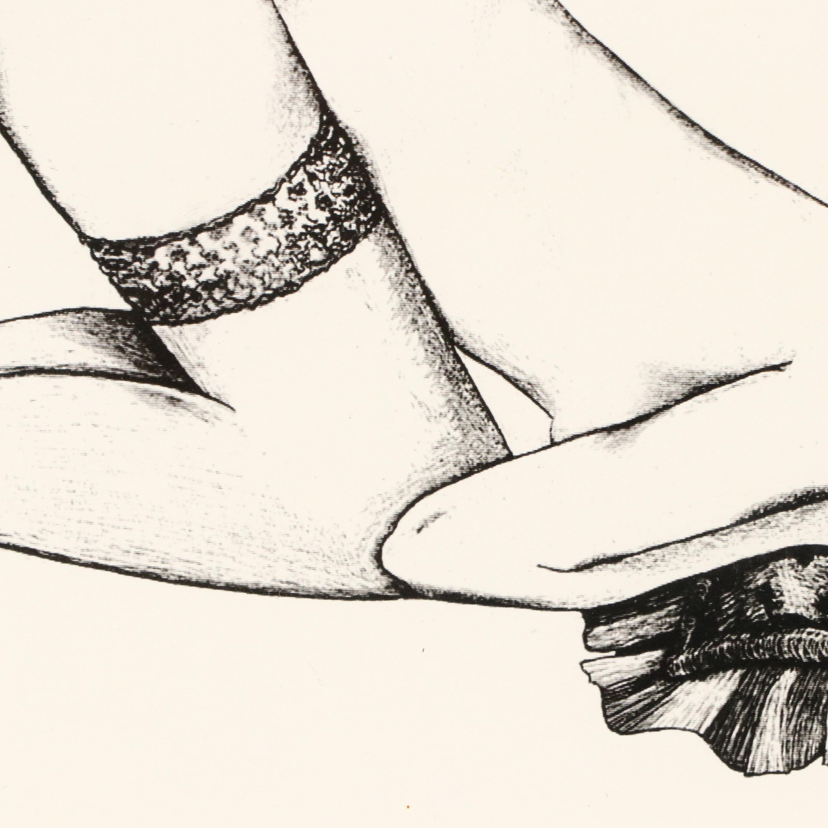 Digital Prints of Women with Cats, 2000