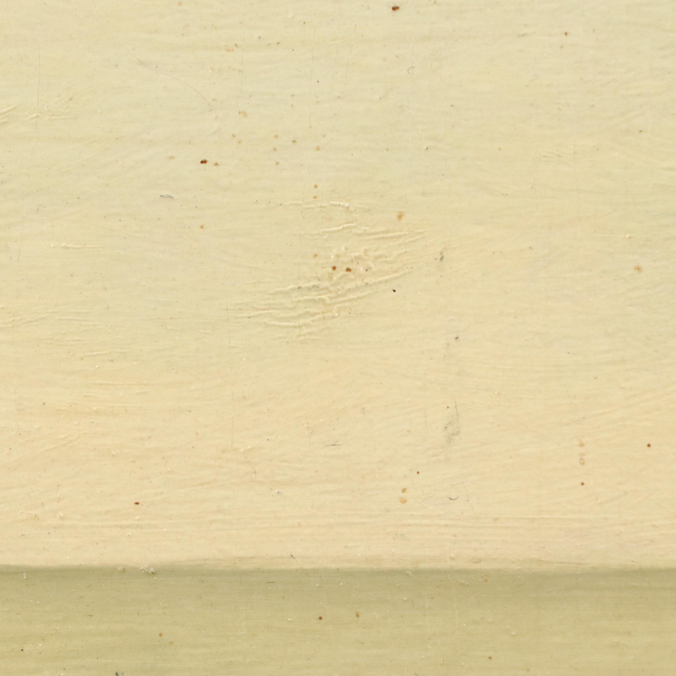 Primitive Style Acrylic Painting of Small Rural Town, Early to Mid-20th Century