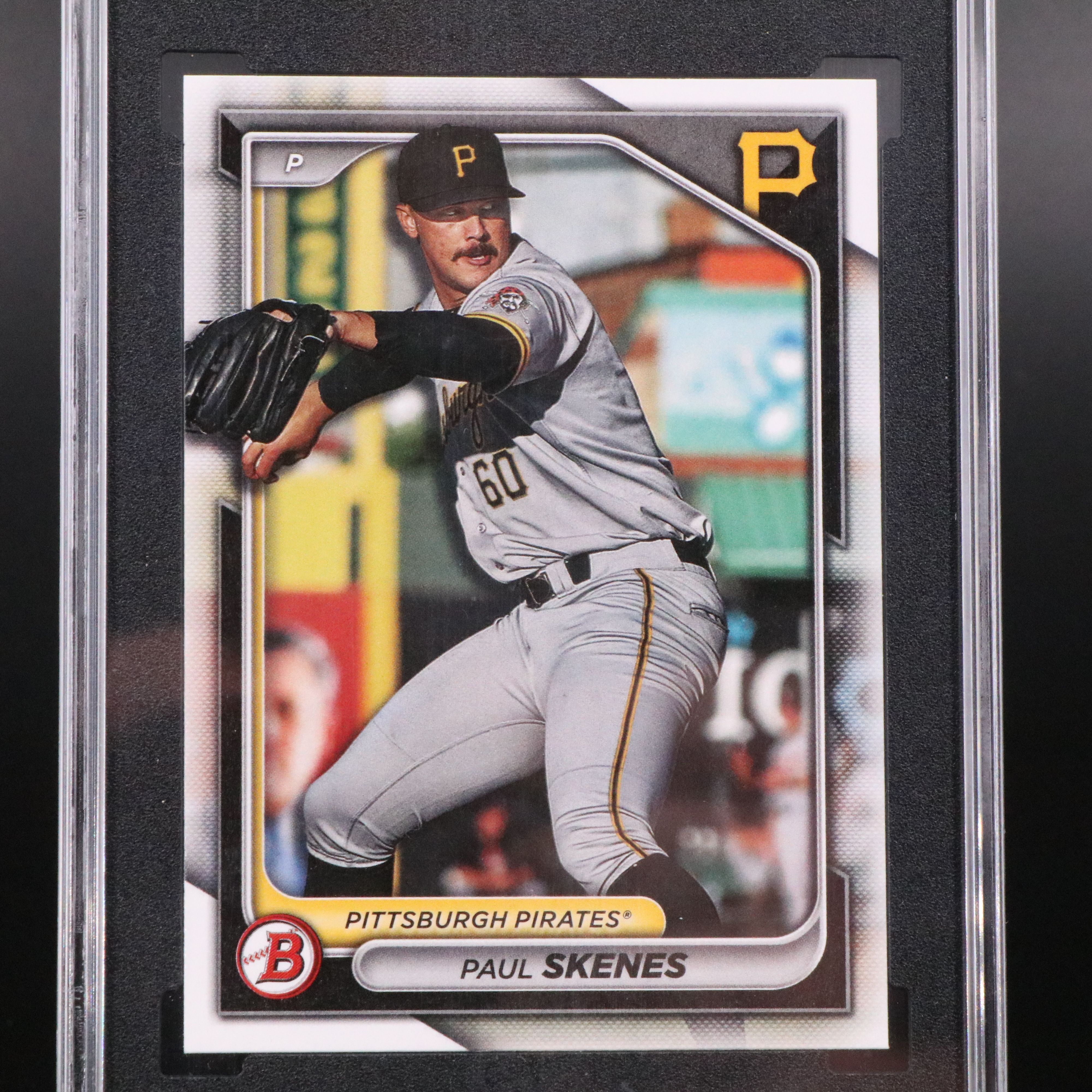 2024 Bowman Paul Skenes Pittsburgh Pirates Prospect Baseball Card Graded SGC 10