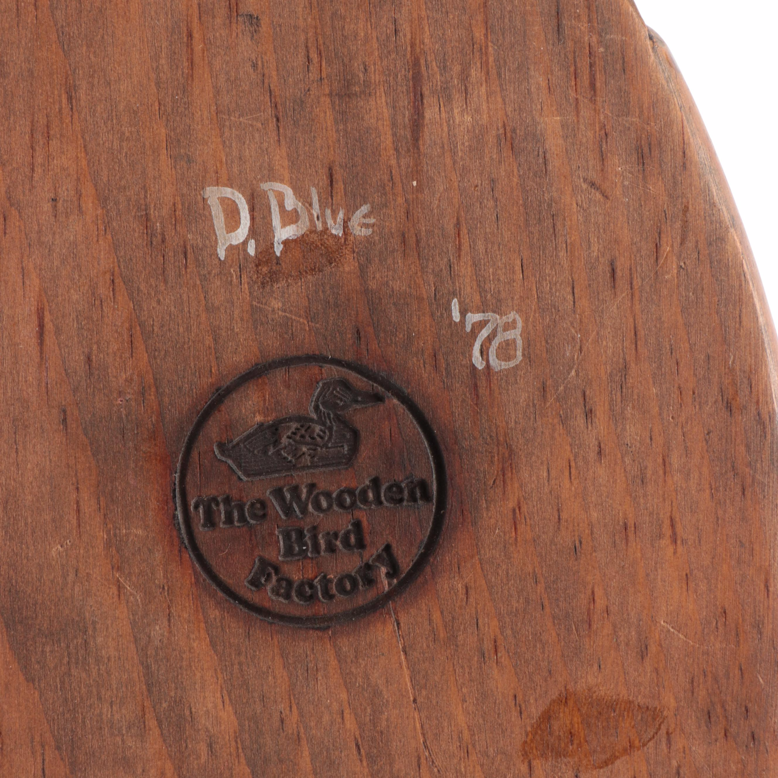 The Wooden Bird Factory Hand-Painted Red Head Drake and Other Duck Decoy