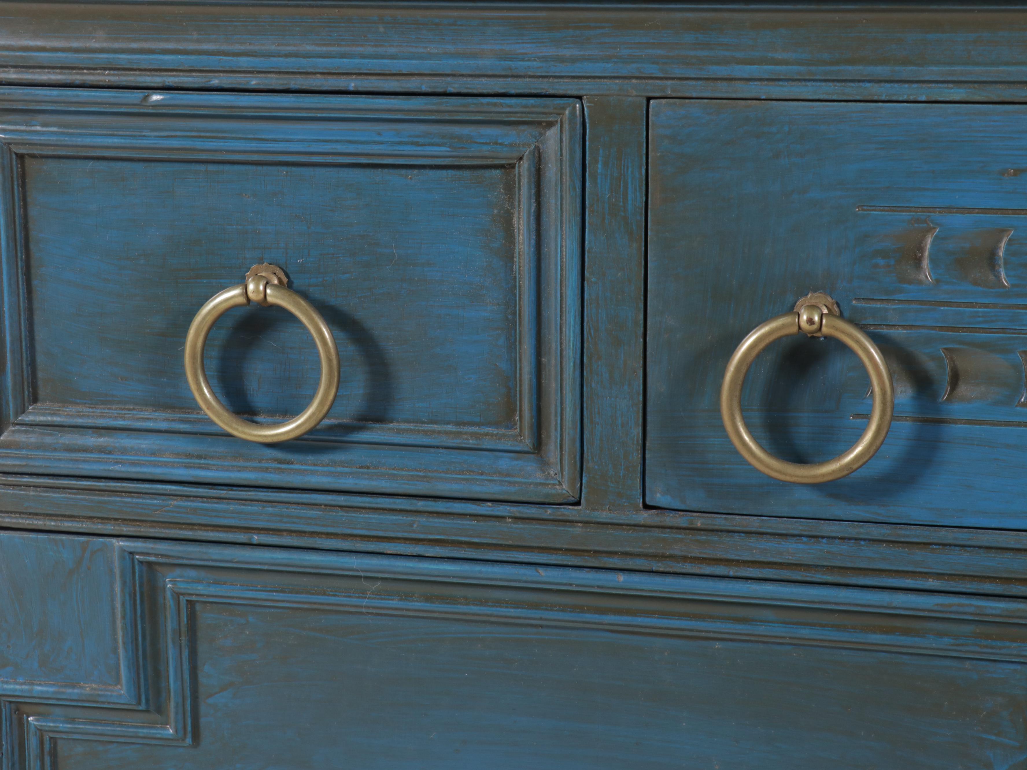 Art Deco Style Painted Chest of Drawers, Early to Mid-20th Century