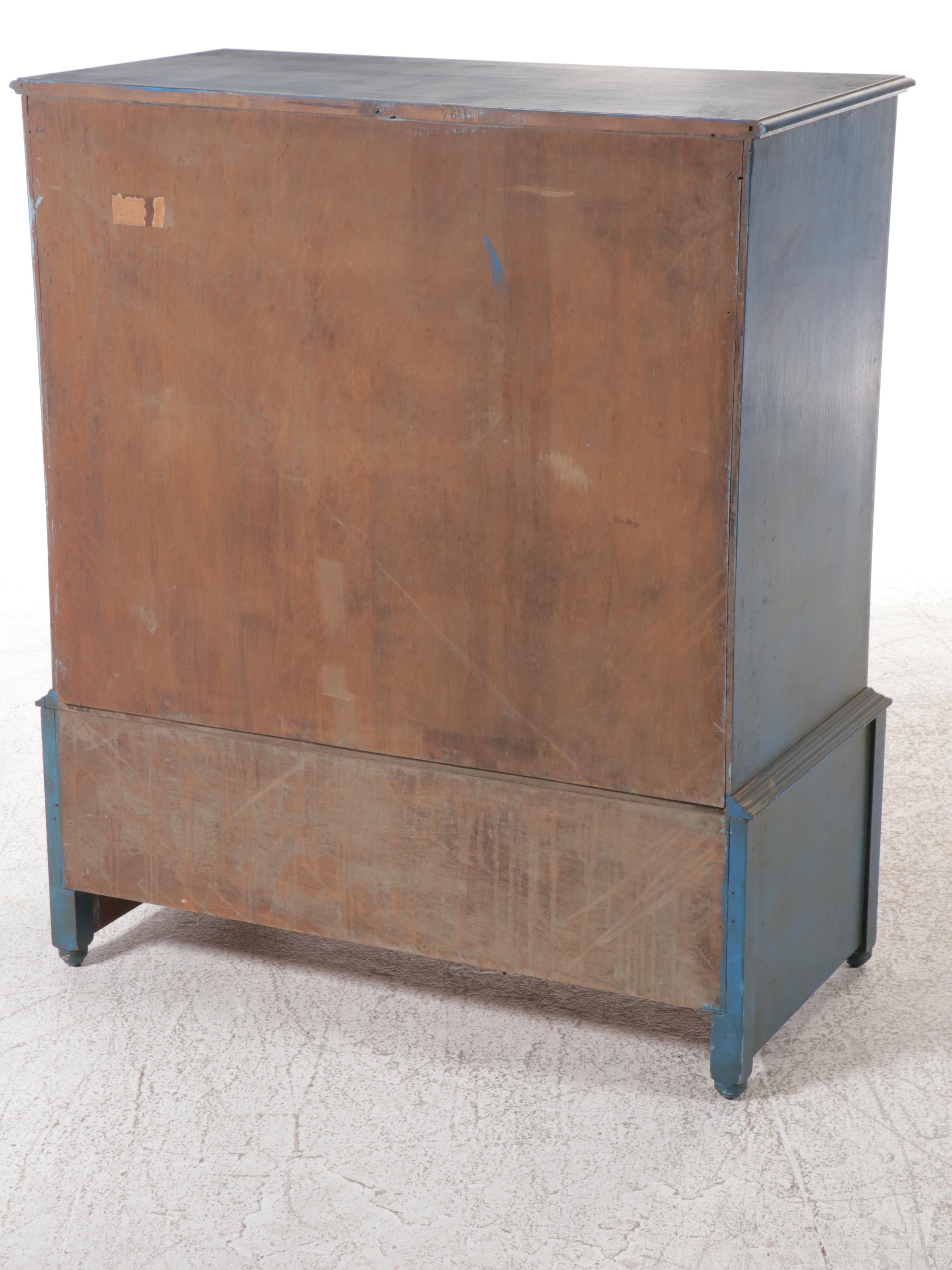 Art Deco Style Painted Chest of Drawers, Early to Mid-20th Century