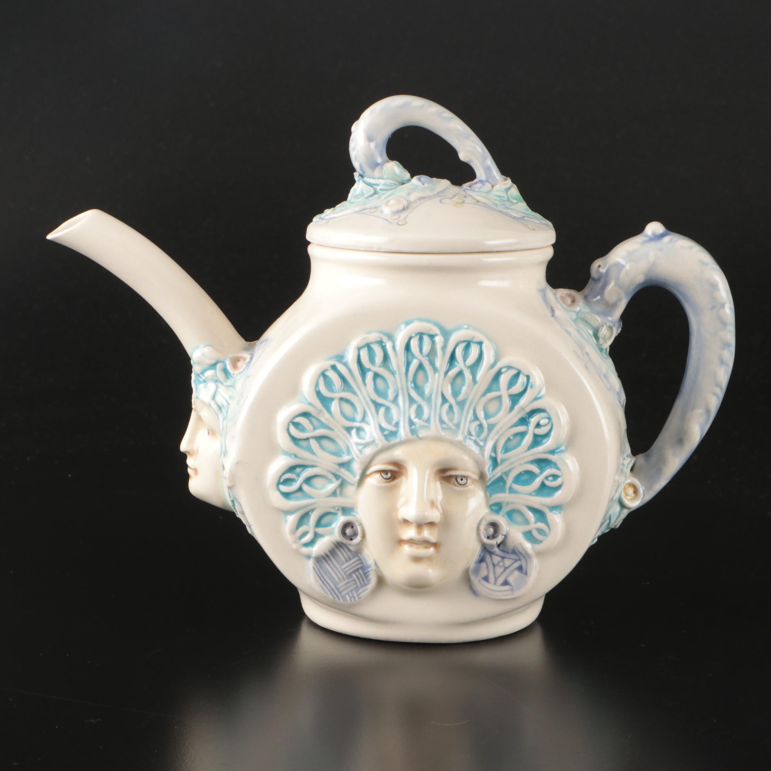David Keyes for Tacoma Art Pottery Ceramic Teapot, Late 20th Century