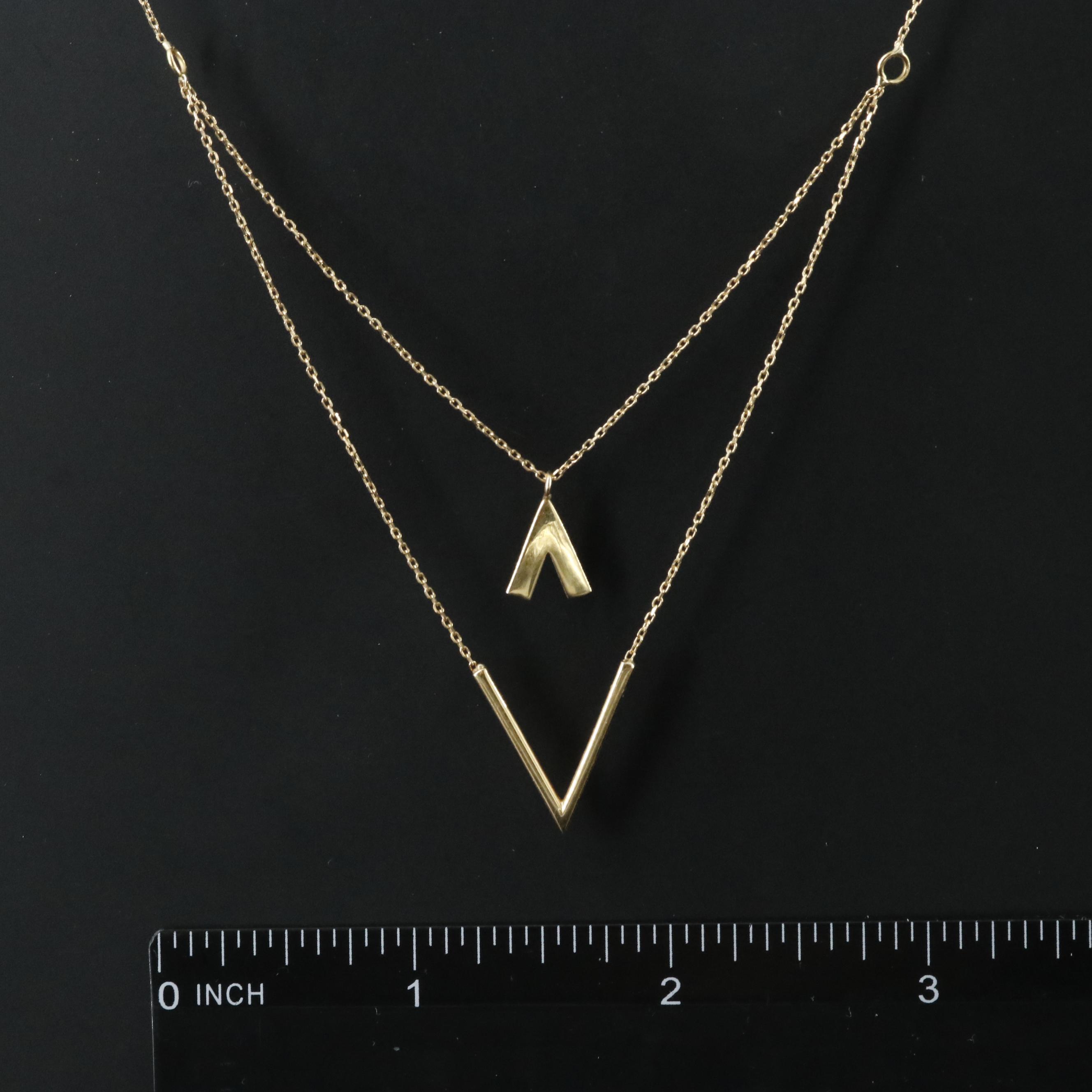 18K Tiered Necklace