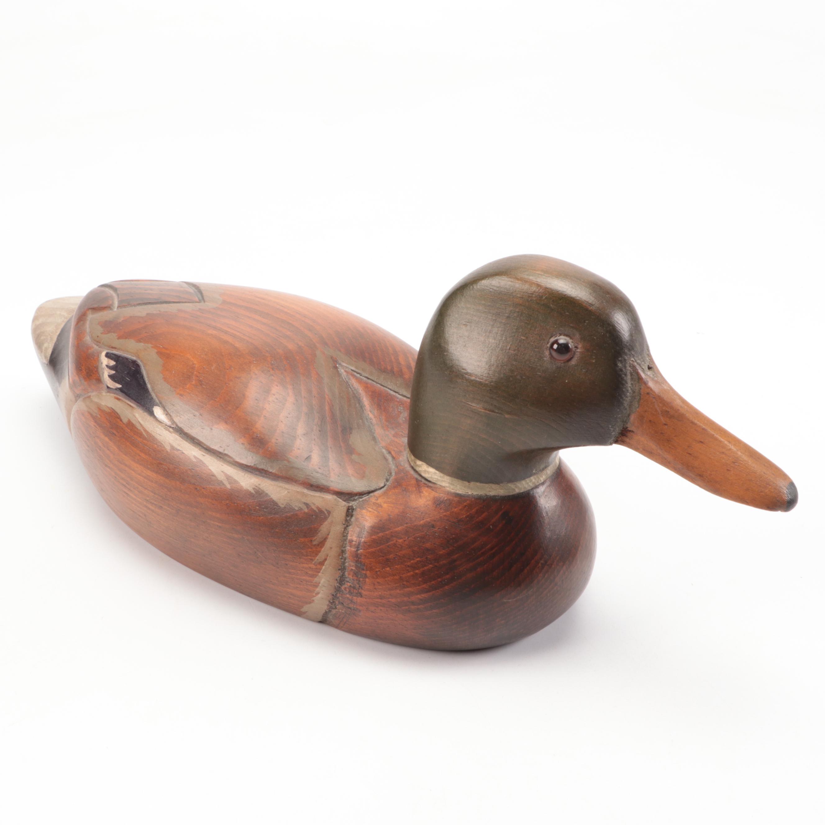 The Wooden Bird Factory Hand-Painted Mallard Duck Decoys, 1978