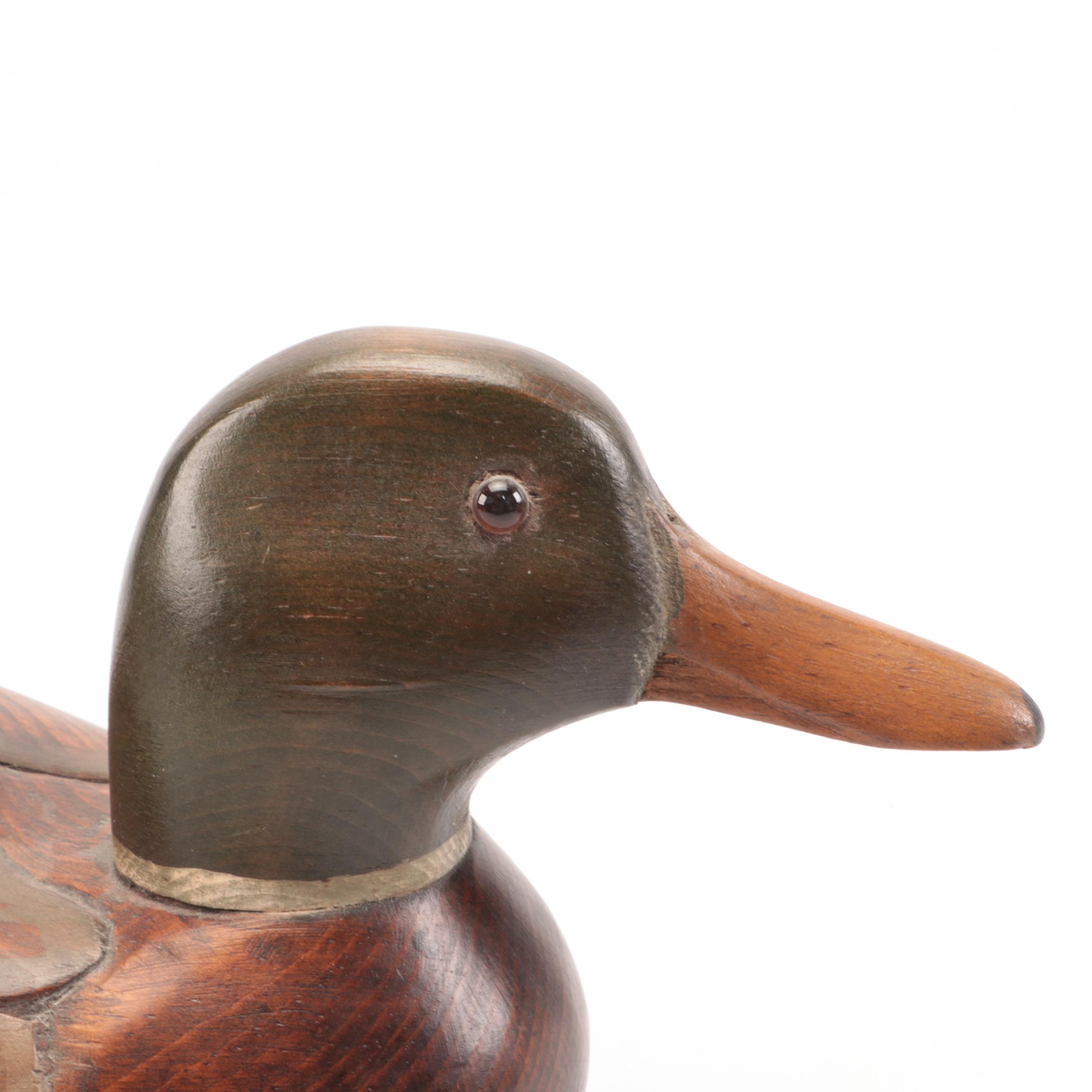 The Wooden Bird Factory Hand-Painted Mallard Duck Decoys, 1978