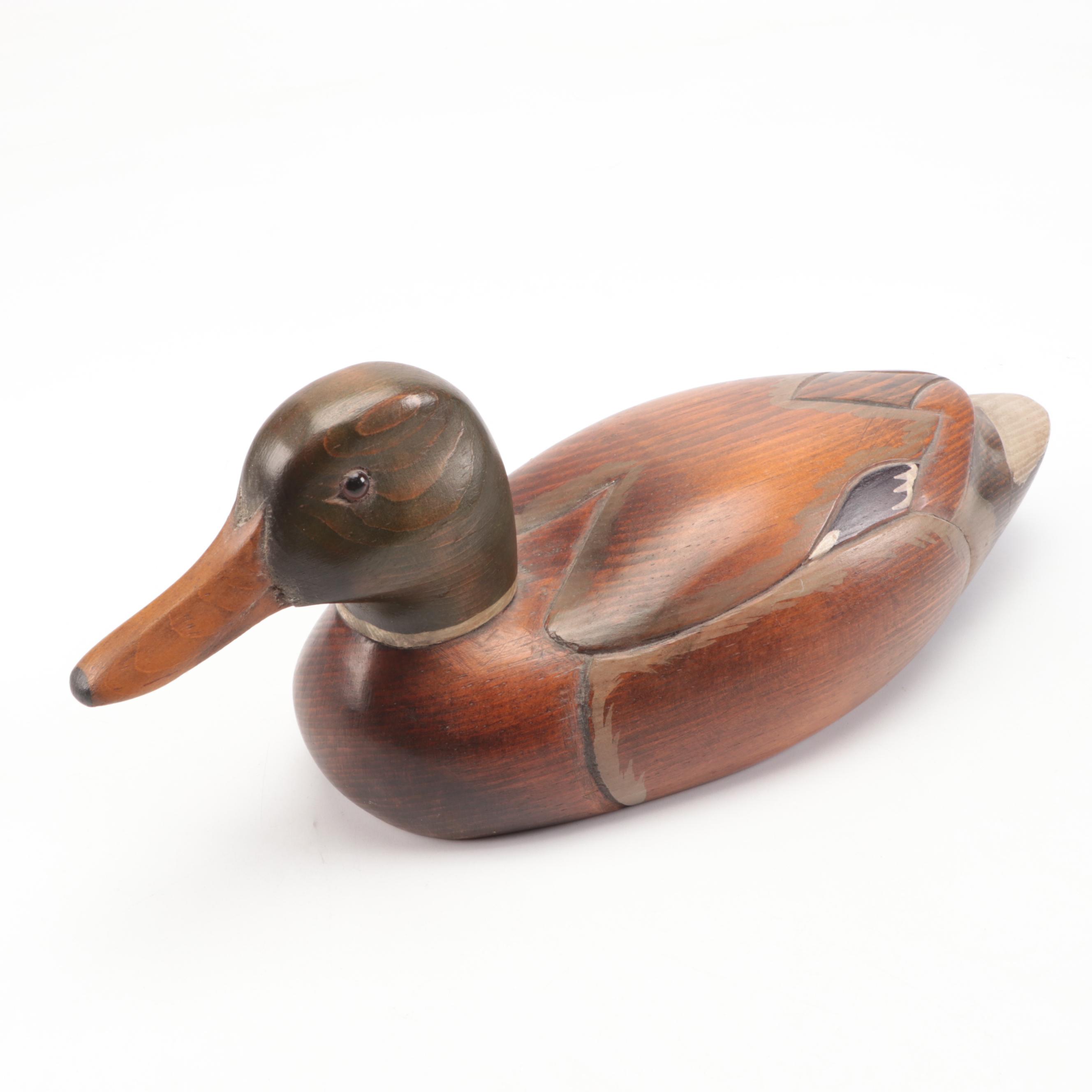The Wooden Bird Factory Hand-Painted Mallard Duck Decoys, 1978