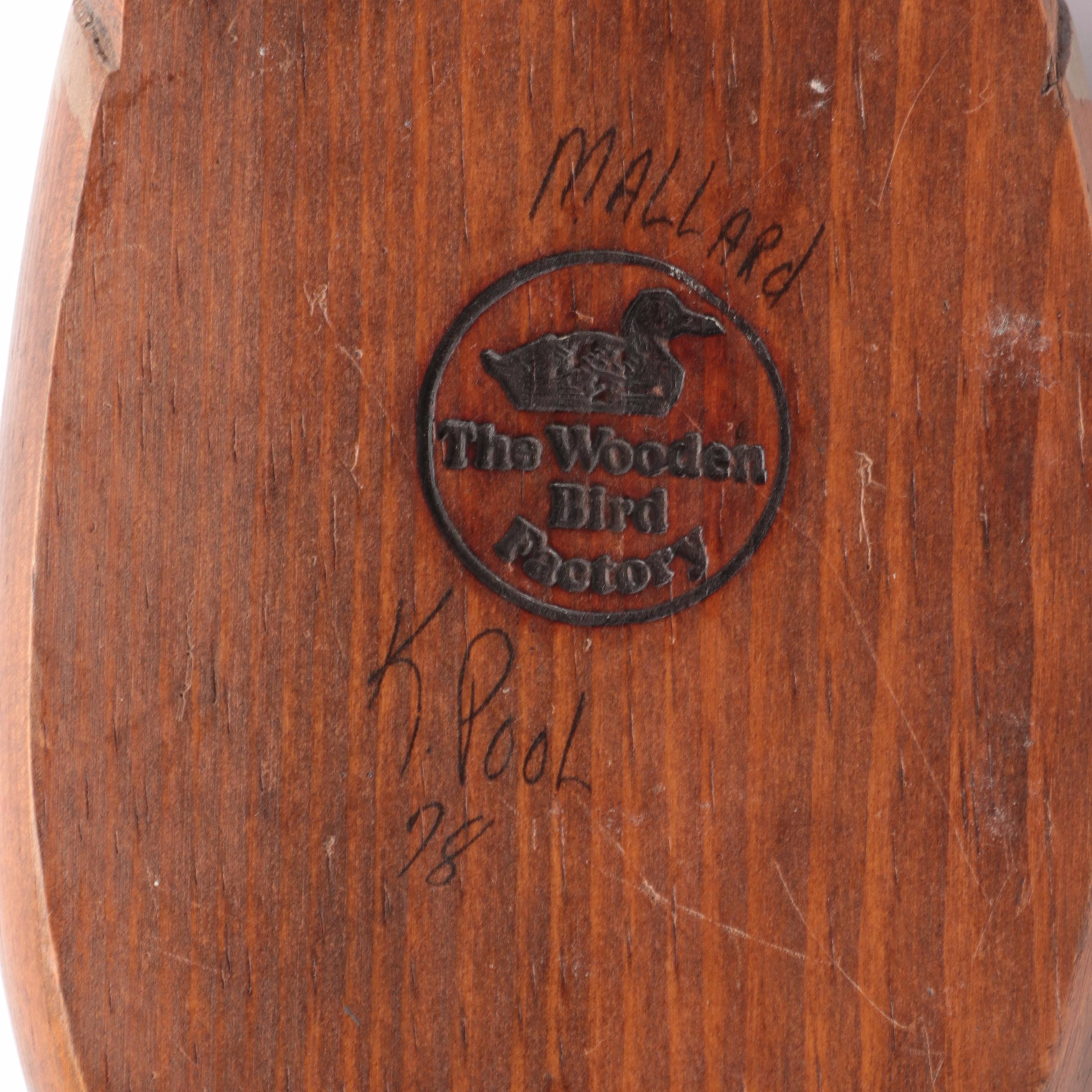 The Wooden Bird Factory Hand-Painted Mallard Duck Decoys, 1978