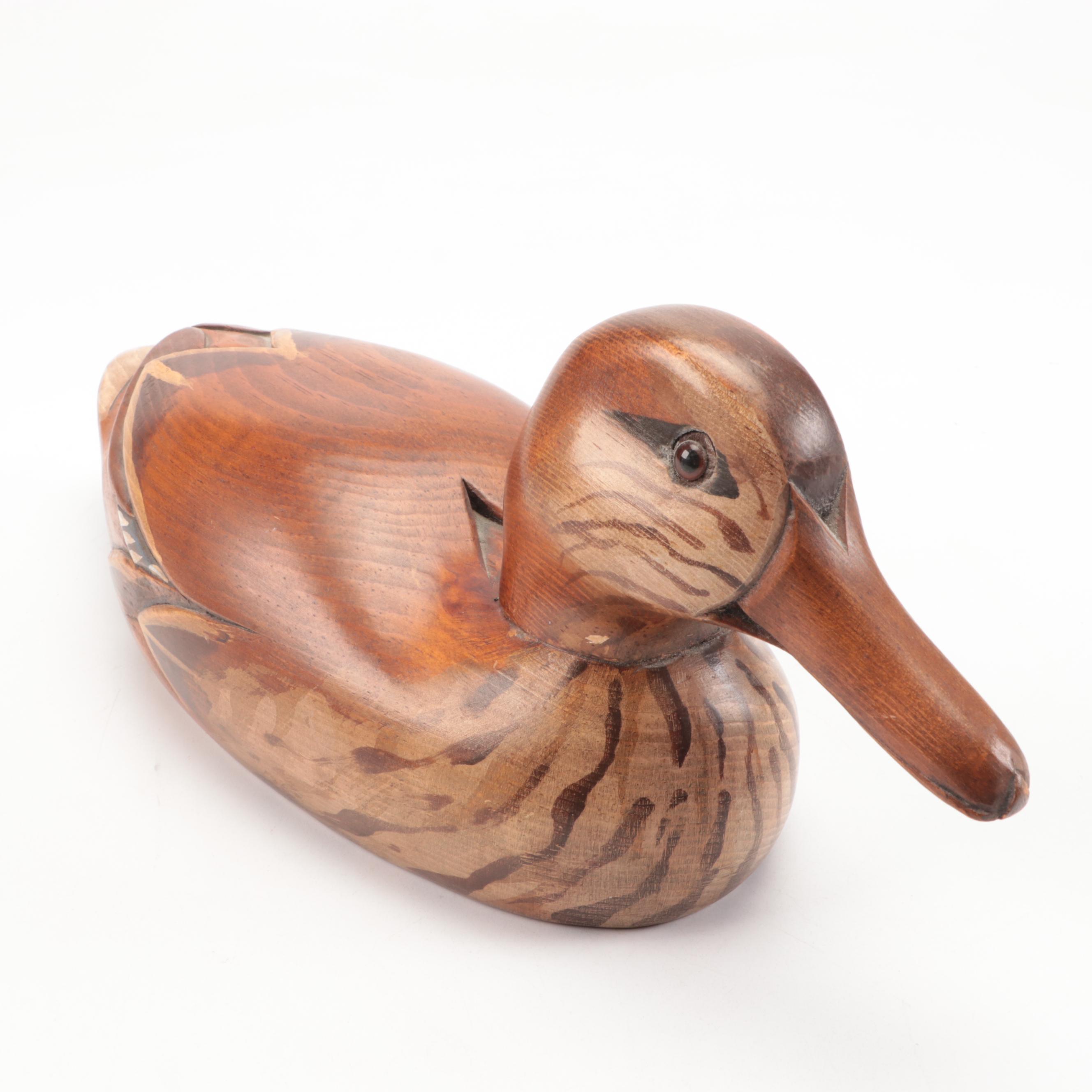 The Wooden Bird Factory Hand-Painted Mallard Duck Decoys, 1978