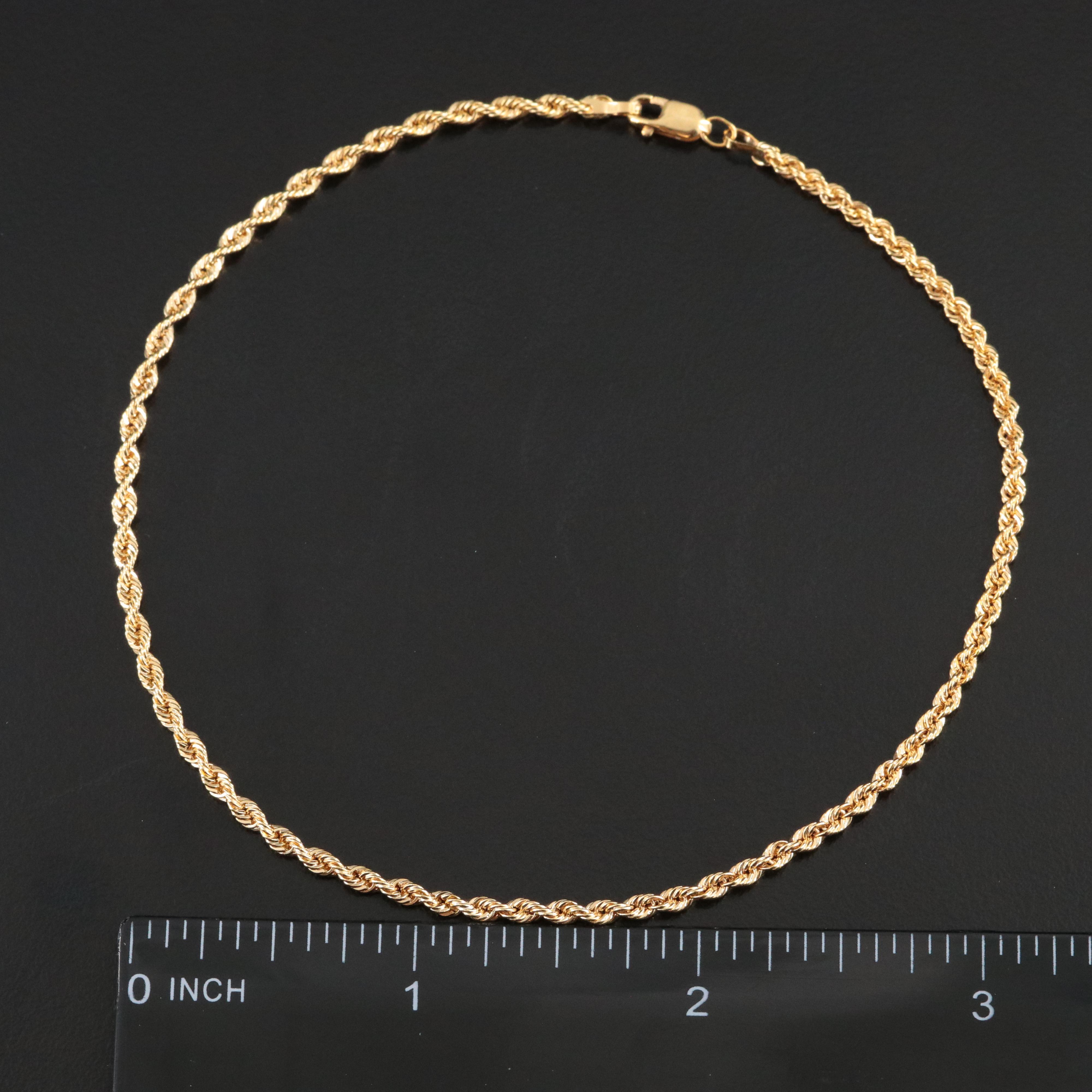 10K Braided Rope Anklet