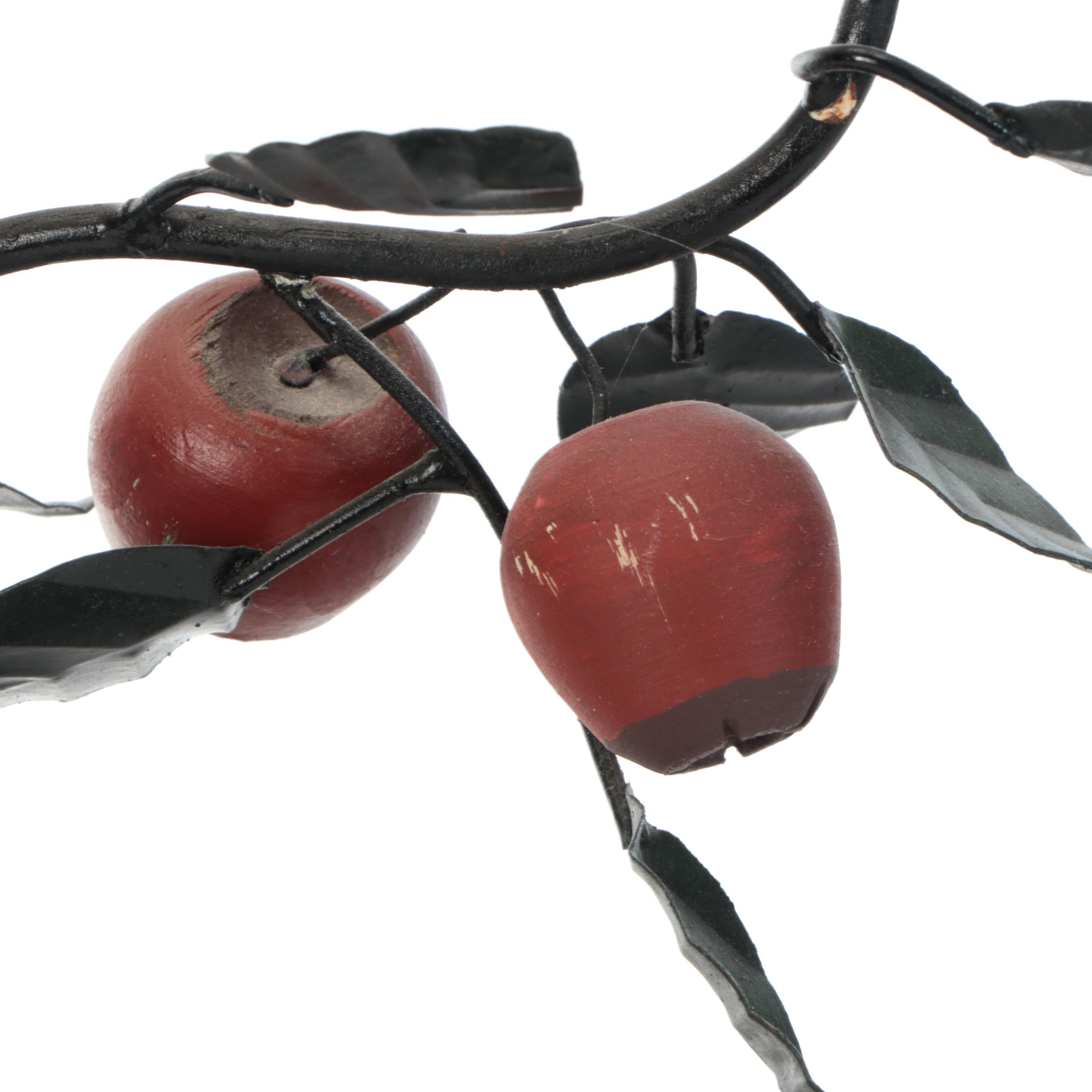 Tyndale Wooden and Metal Apple Tree  Style Table Lamp