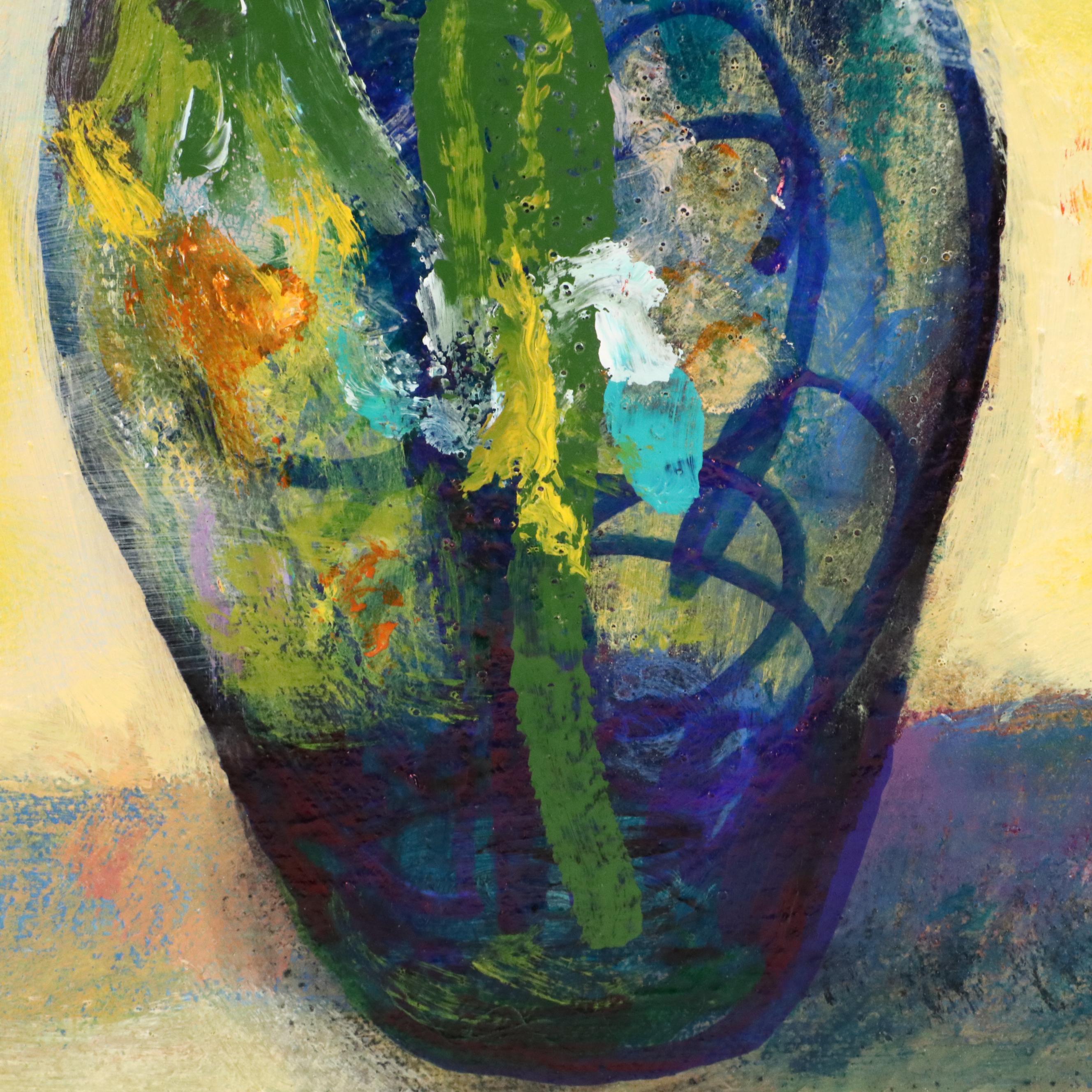 Mark Whitmarsh Floral Still Life Acrylic Painting "Simple Delight," 2025