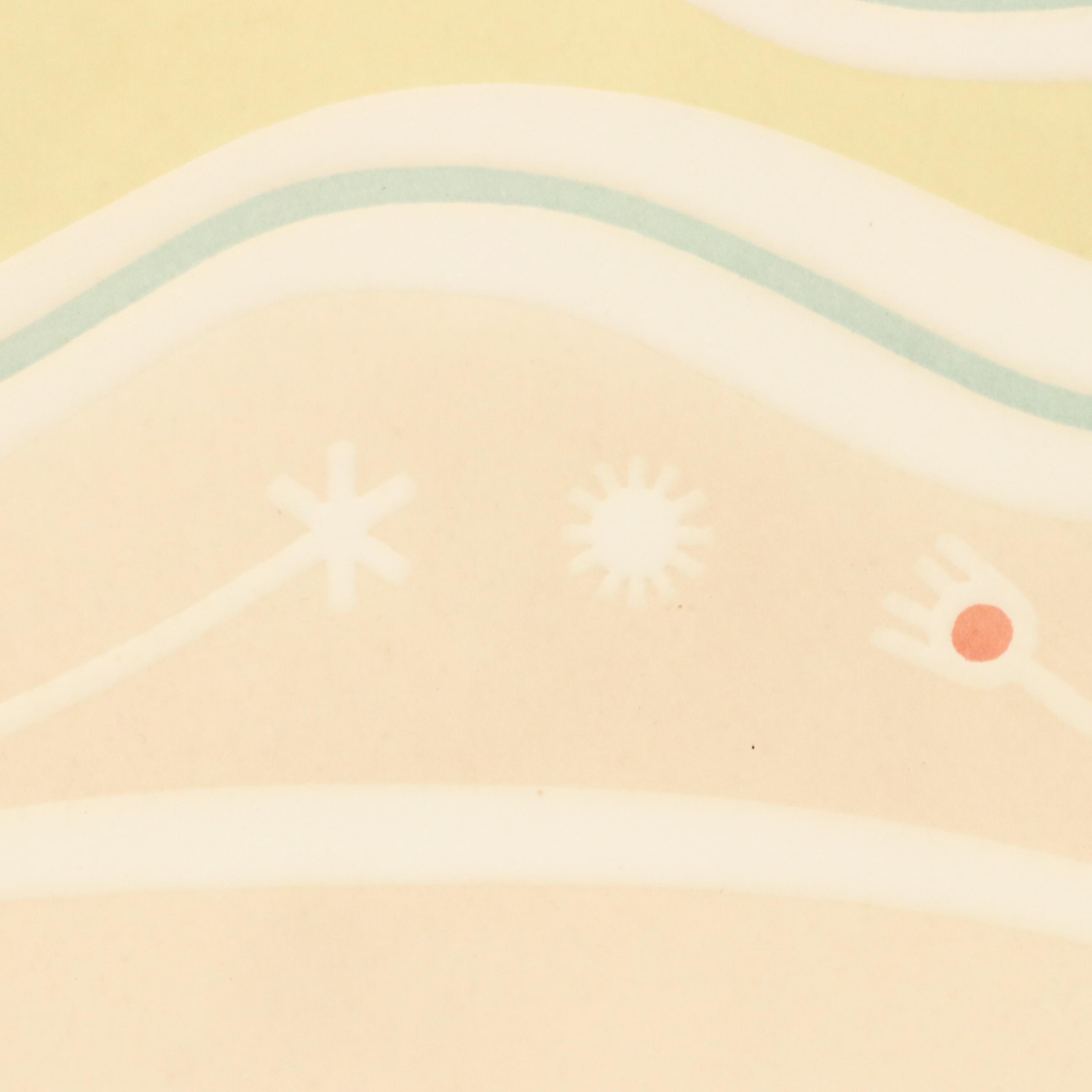 Marjan Pogačnik Relief Etching, 1973