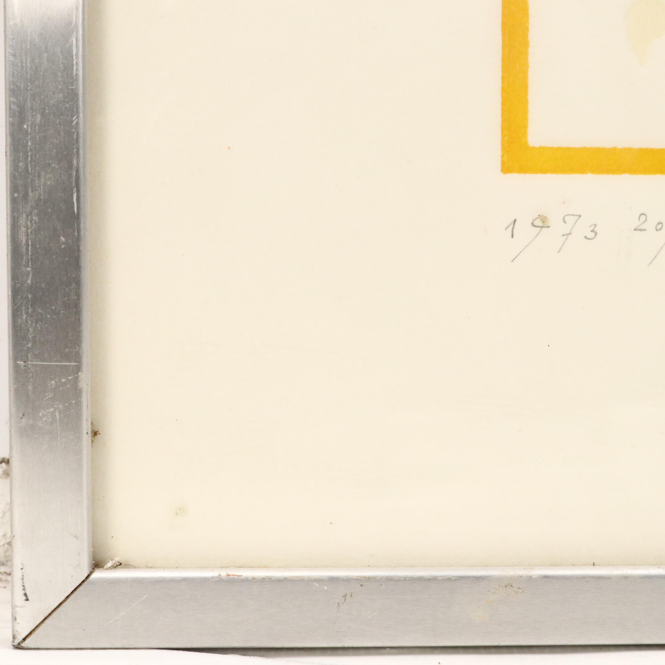 Marjan Pogačnik Relief Etching, 1973