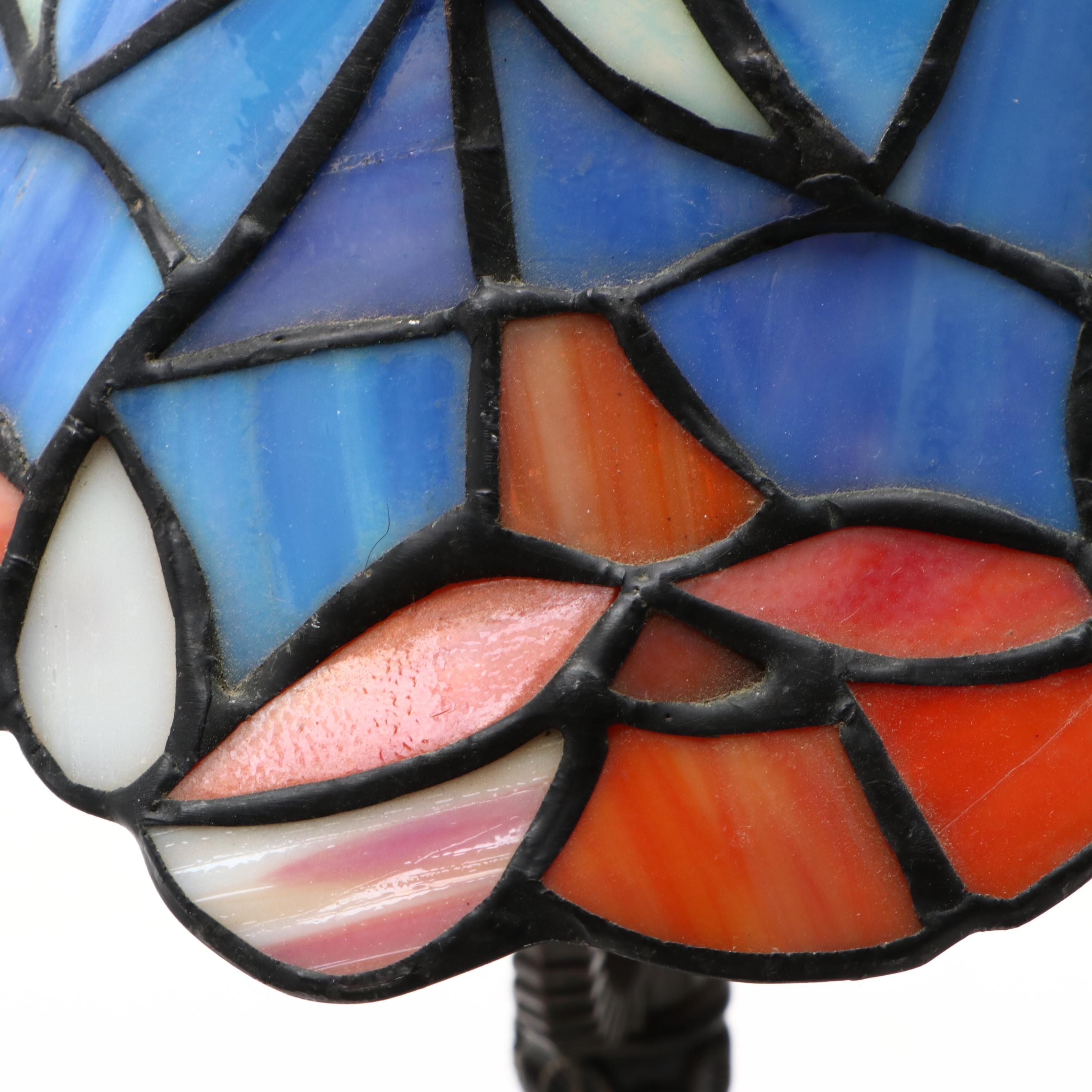 Floral Stained Glass Table Lamps