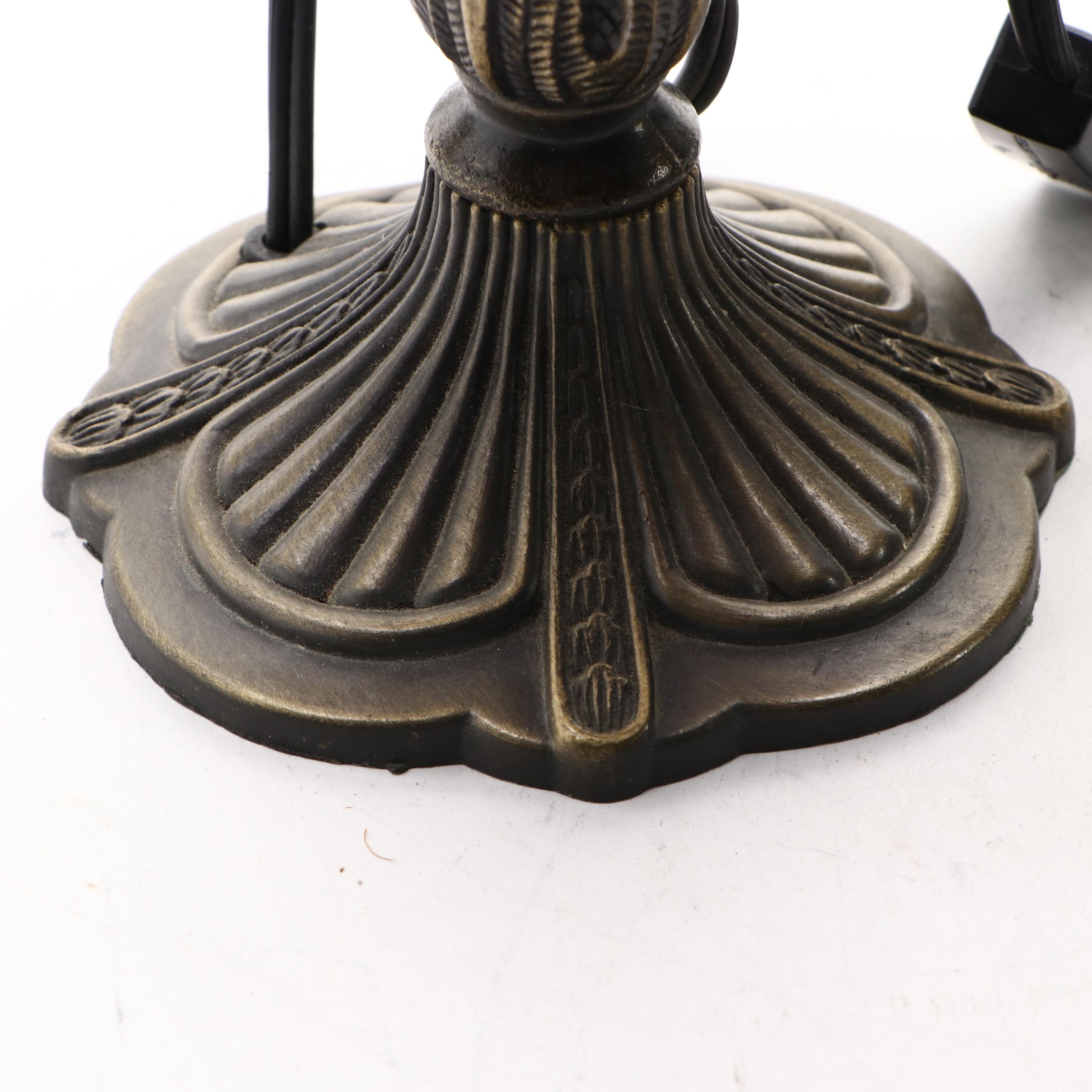 Floral Stained Glass Table Lamps