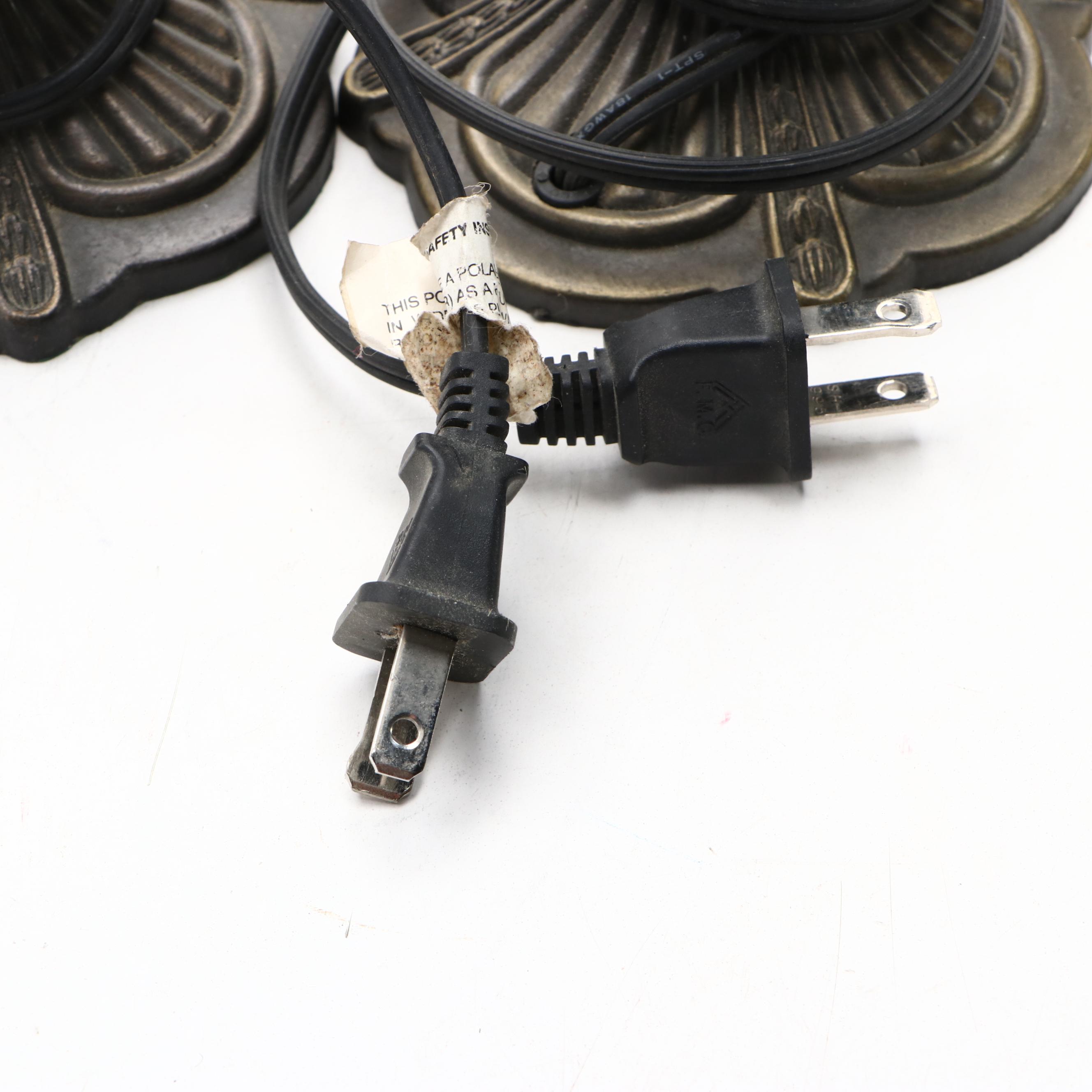 Floral Stained Glass Table Lamps