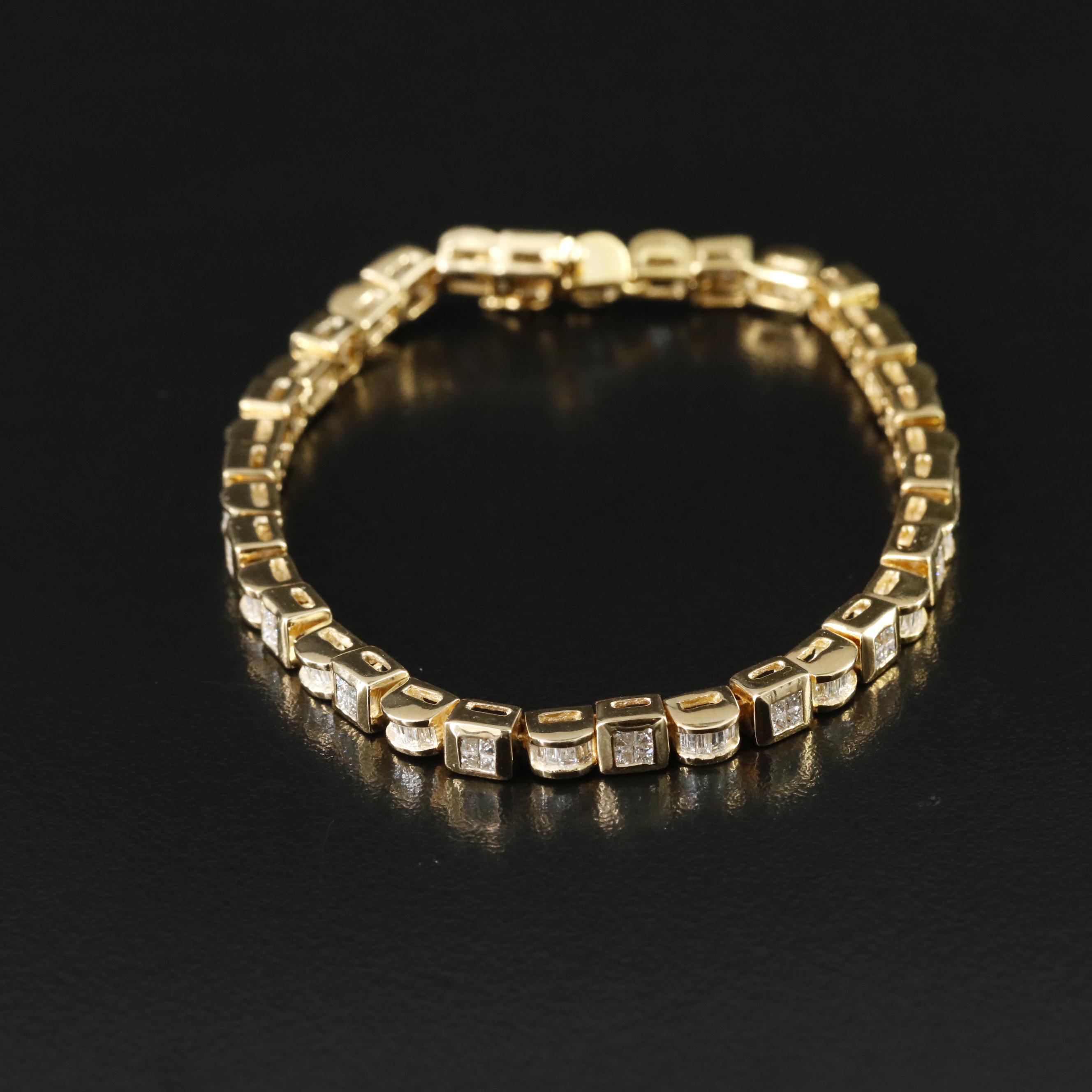 14K 2.50 CTW Diamond Bracelet